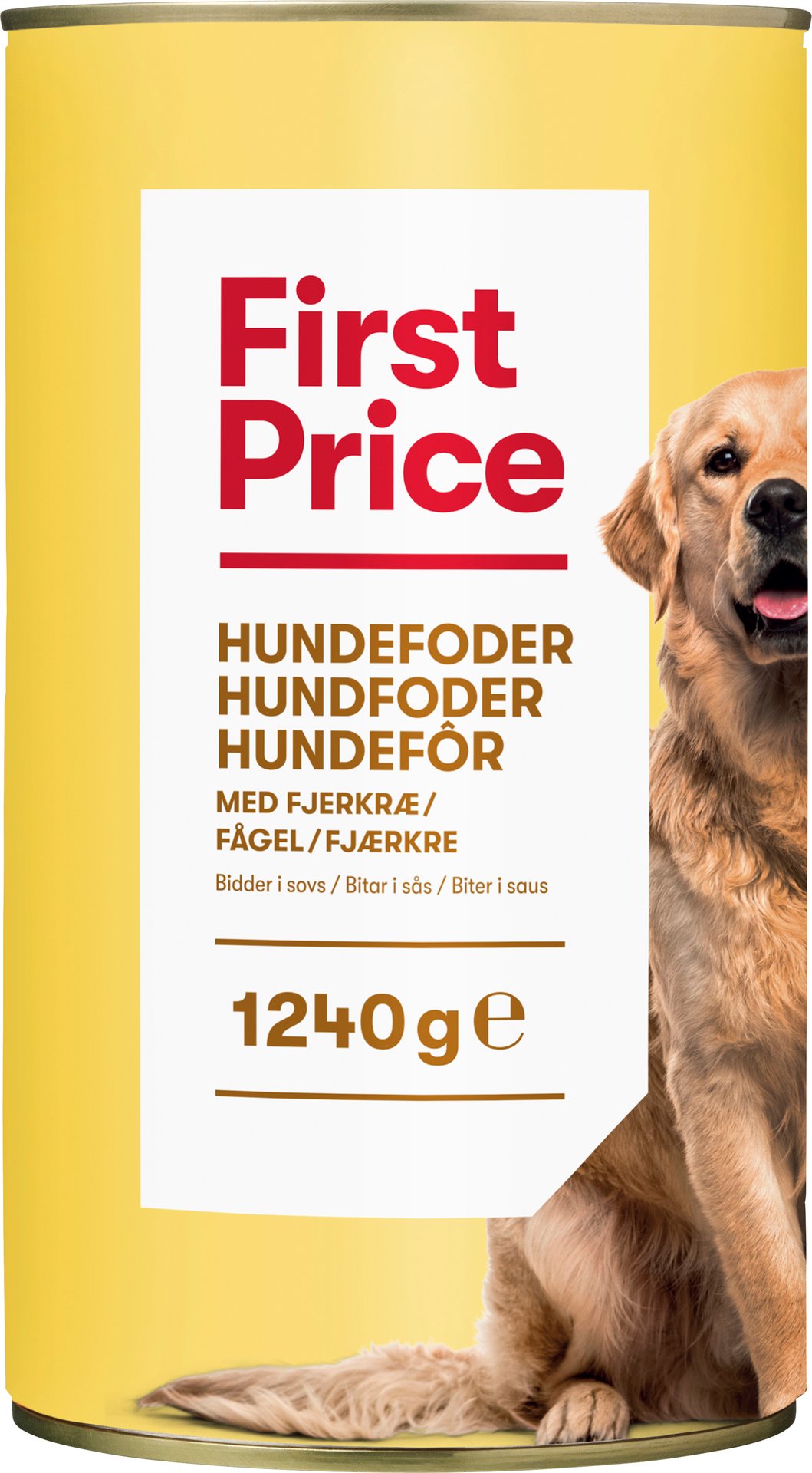 First Price Hundfoder FÅGEL Våtfoder 1240 g