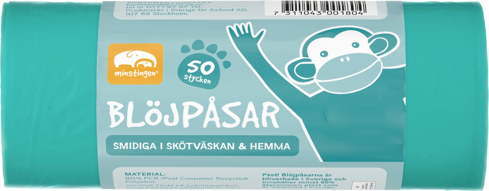 Minstingen Blöjpåsar 50 st