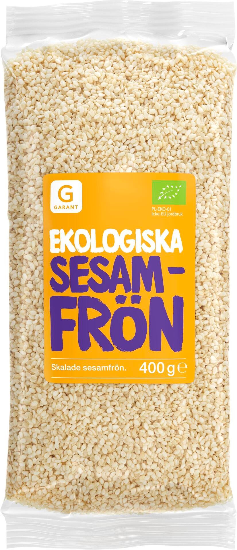 Garant Sesamfrön Skalade Eko 400 g