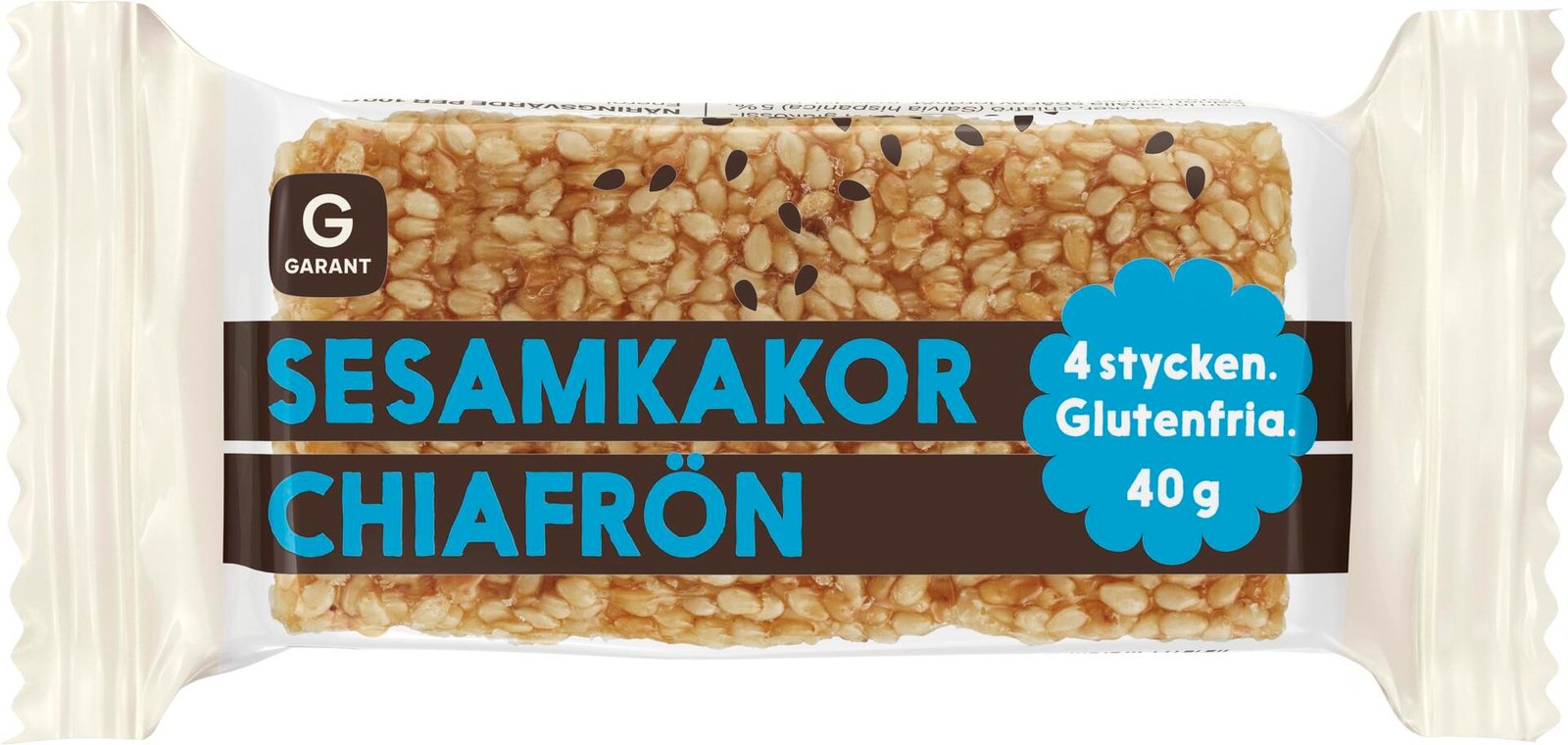 Garant Sesamkakor Chia 40g