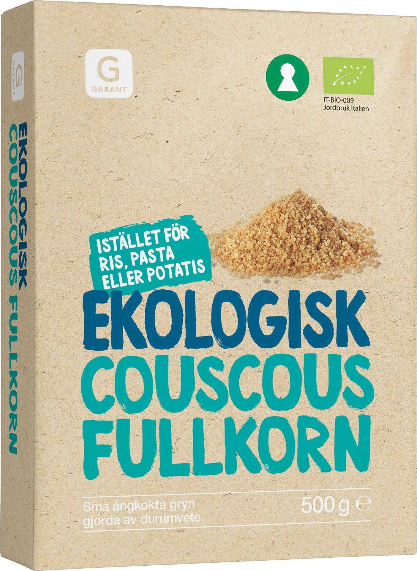 Garant Ekologisk Couscous Fullkorn 500 g