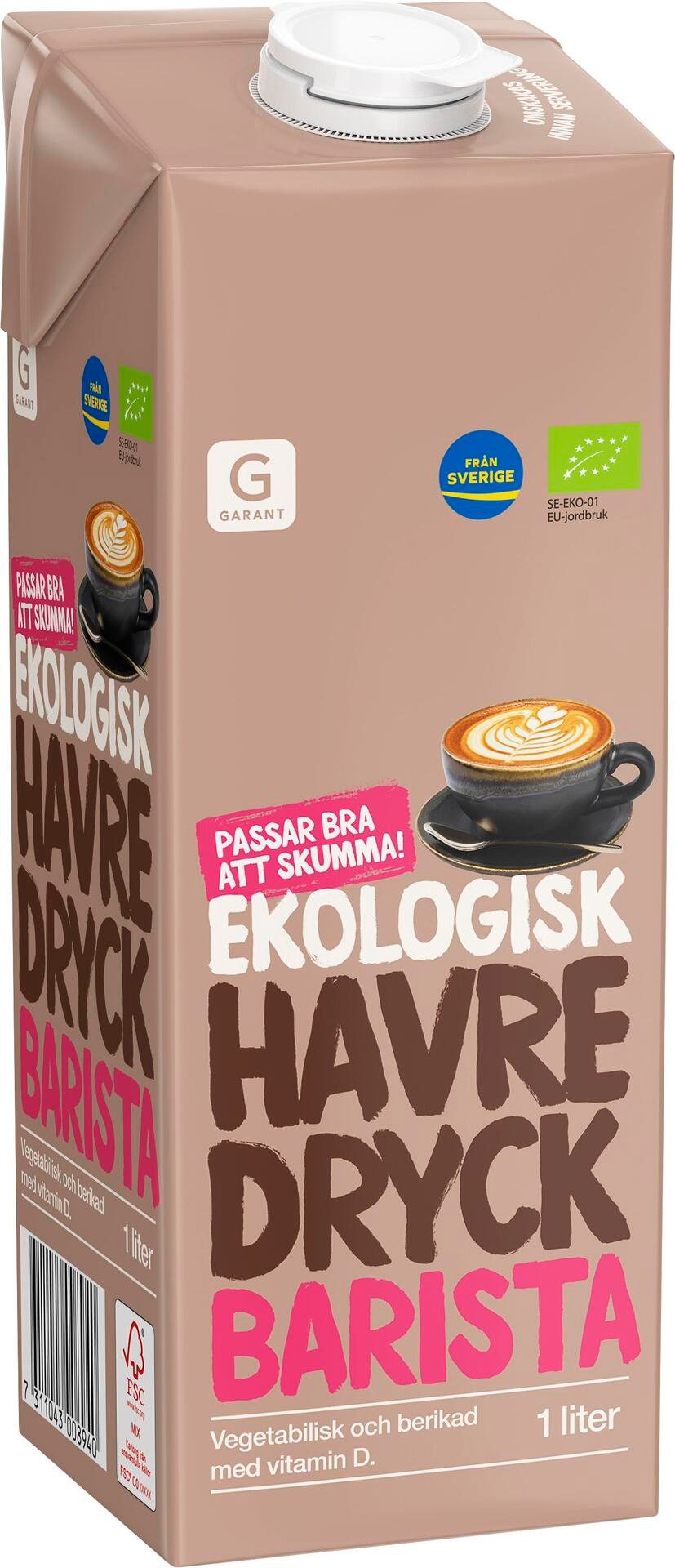 Garant Havredryck EKO 1 liter
