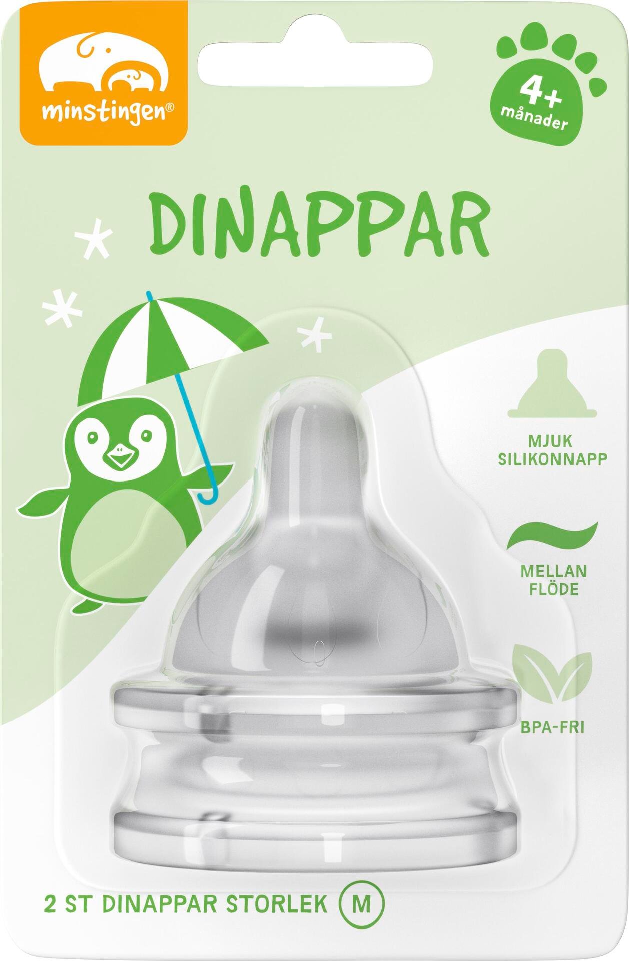Minstingen Dinapp 4+ månader 2 st