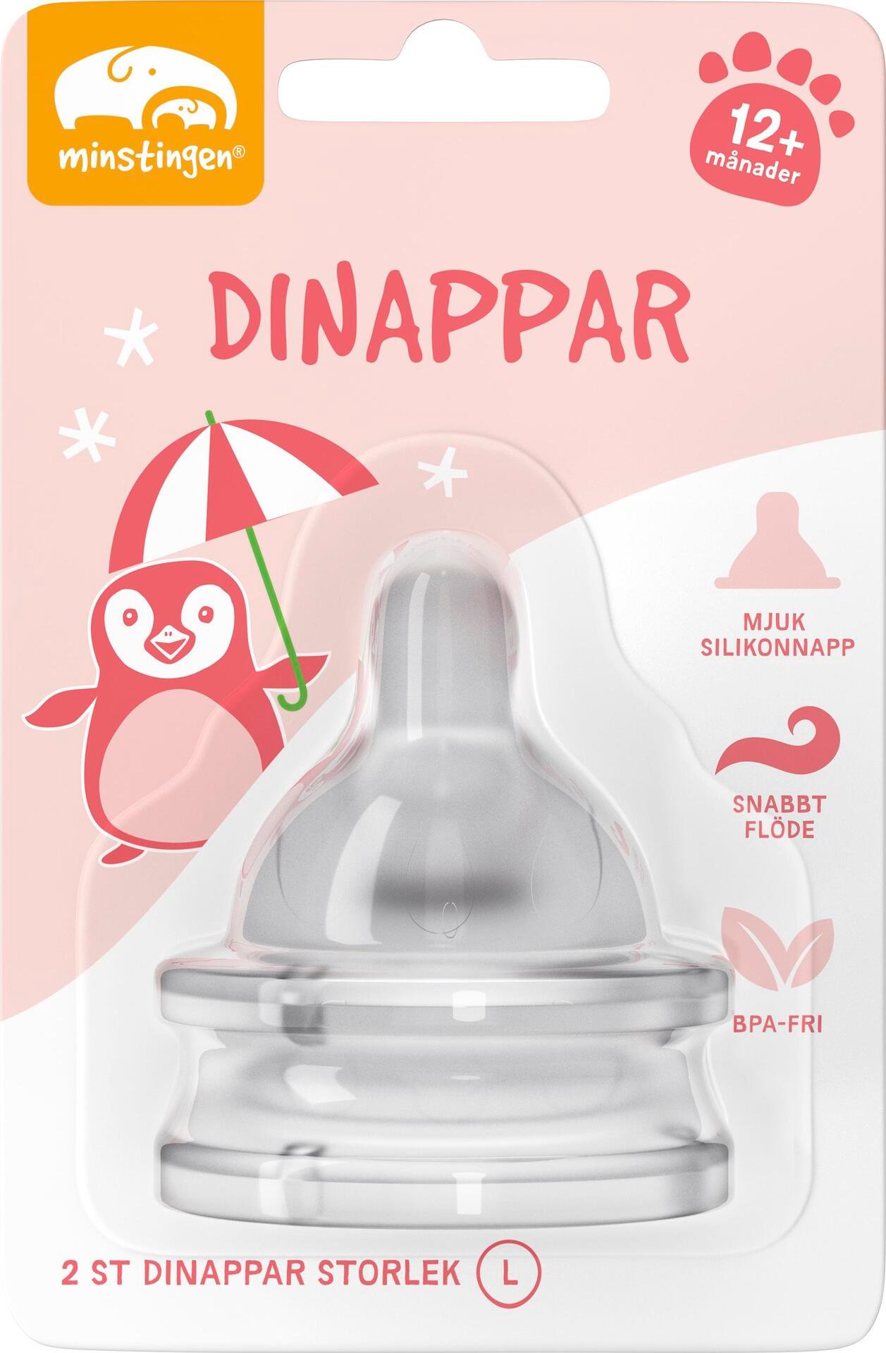 Minstingen Dinapp 12+ månader 2 st