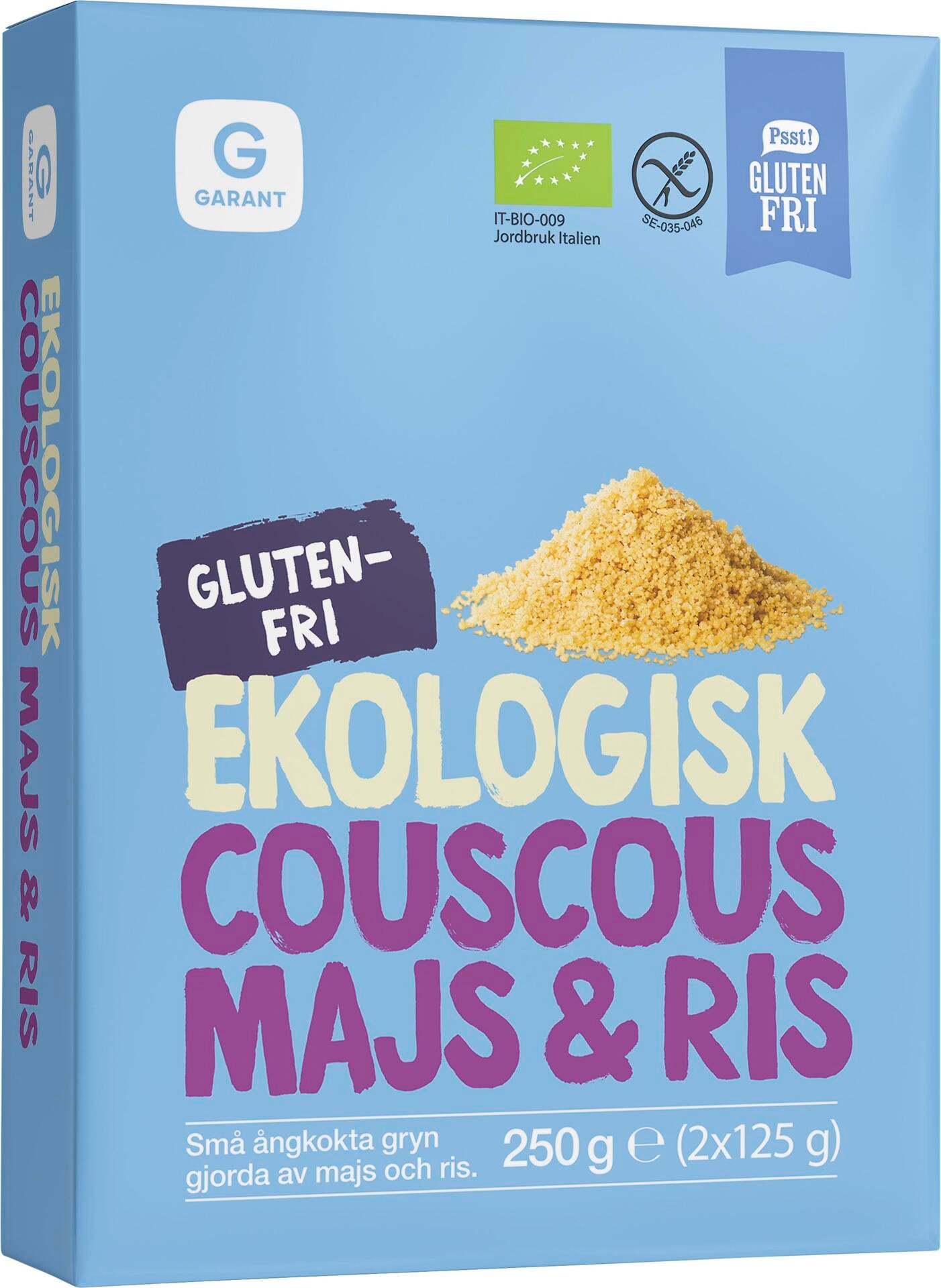 Garant Glutenfri Couscous Majs & Ris Eko 250 g