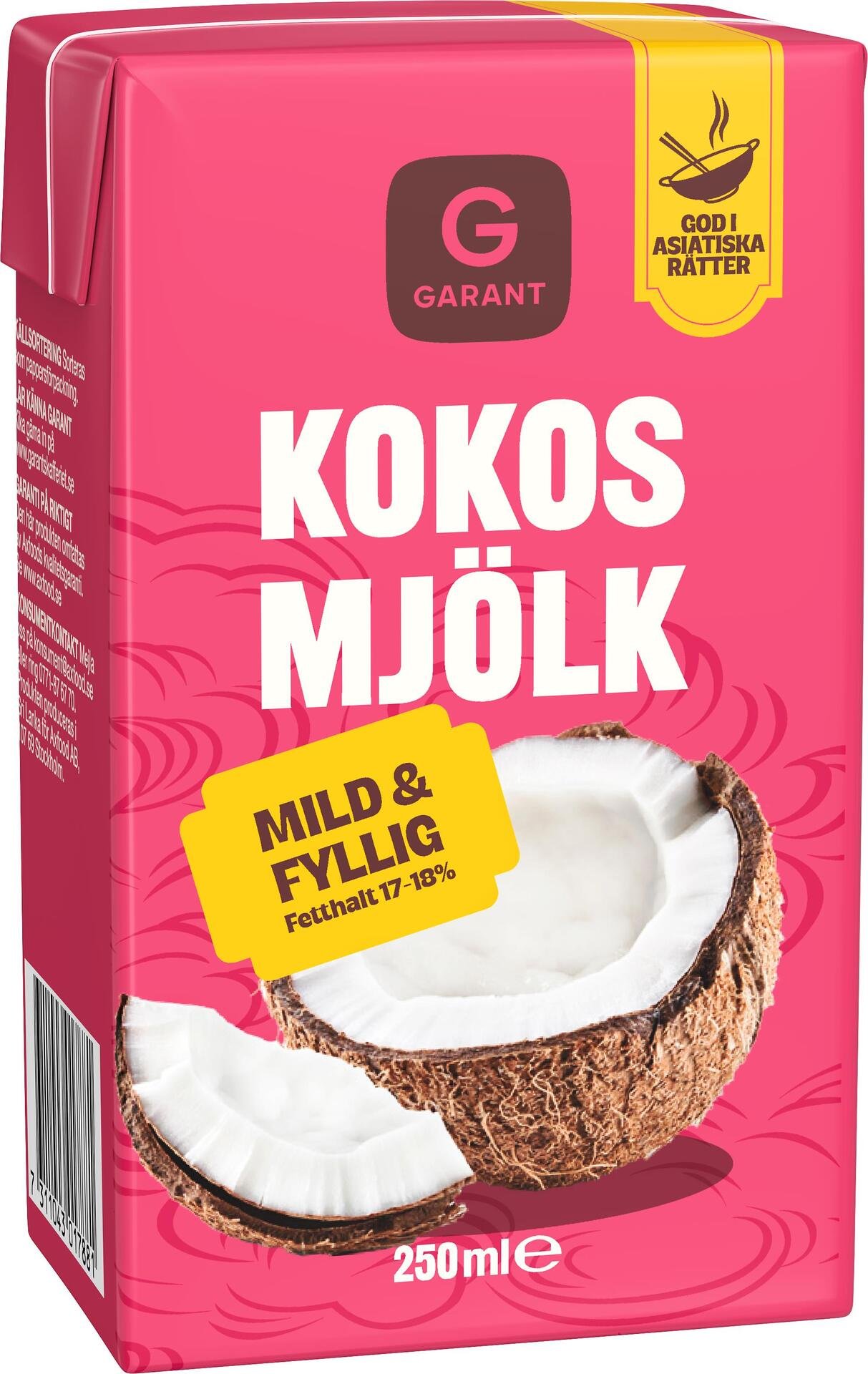 Garant Kokosmjölk 17-18% 250 ml
