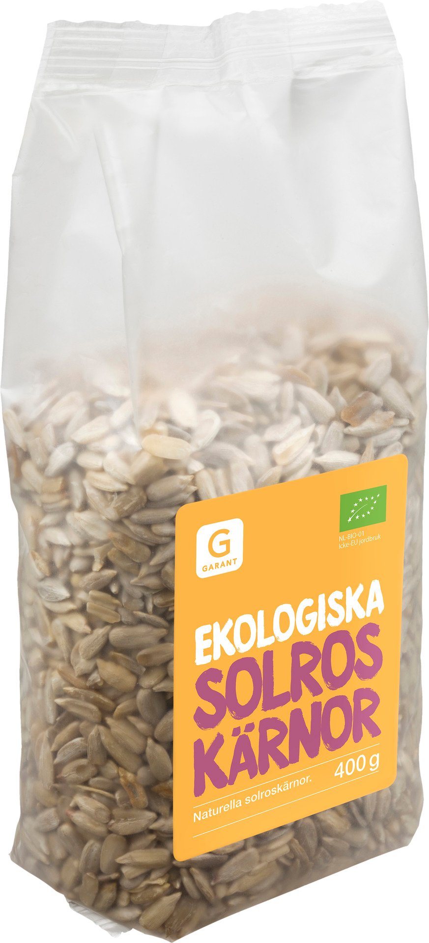 Garant Solroskärnor Eko 400 g