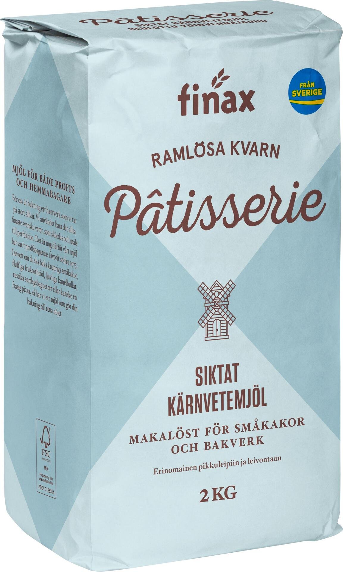 Finax Ramlösa Kvarn Patisserie Vetemjöl 2 kg