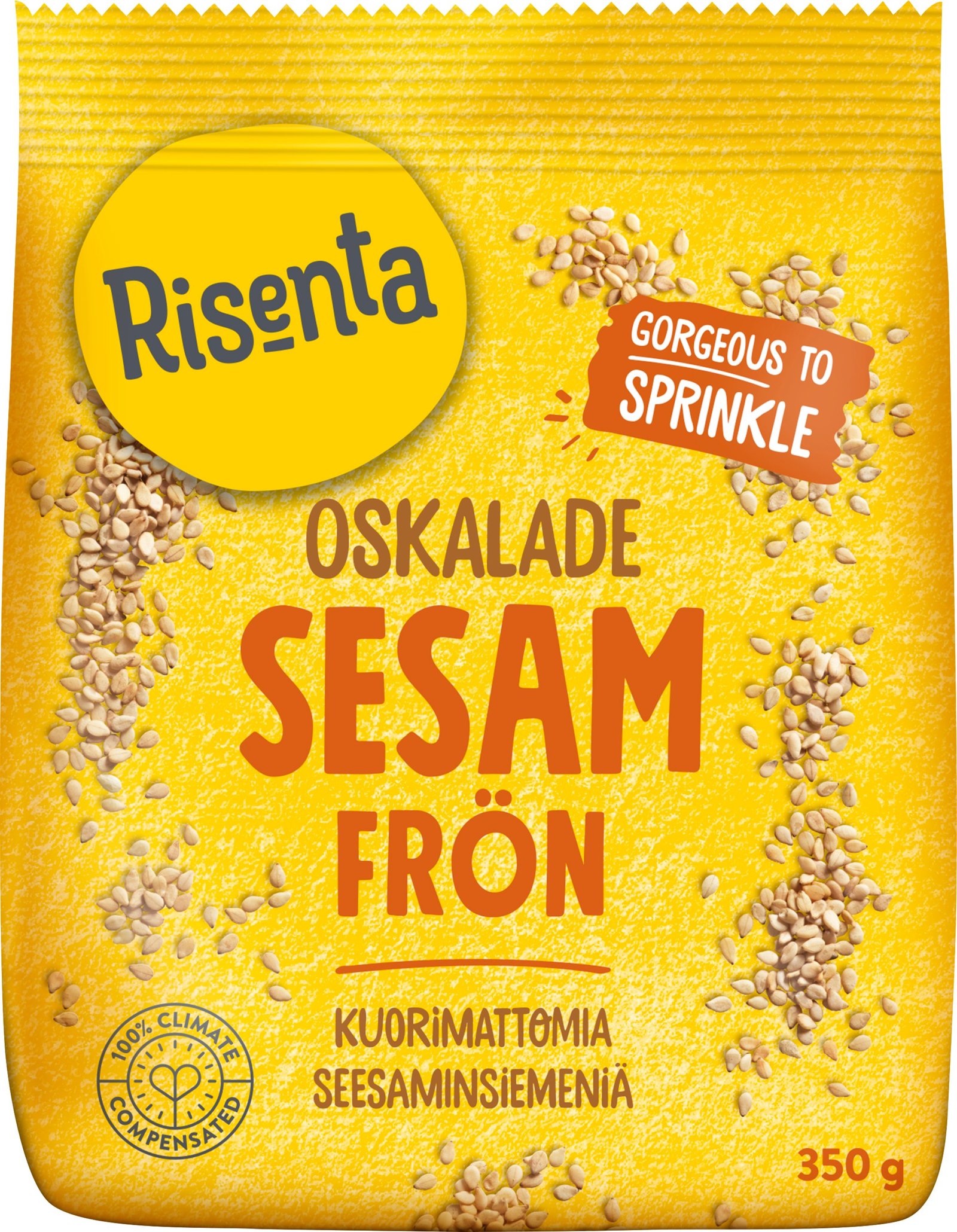 Risenta Oskalade Sesamfrön 350 g