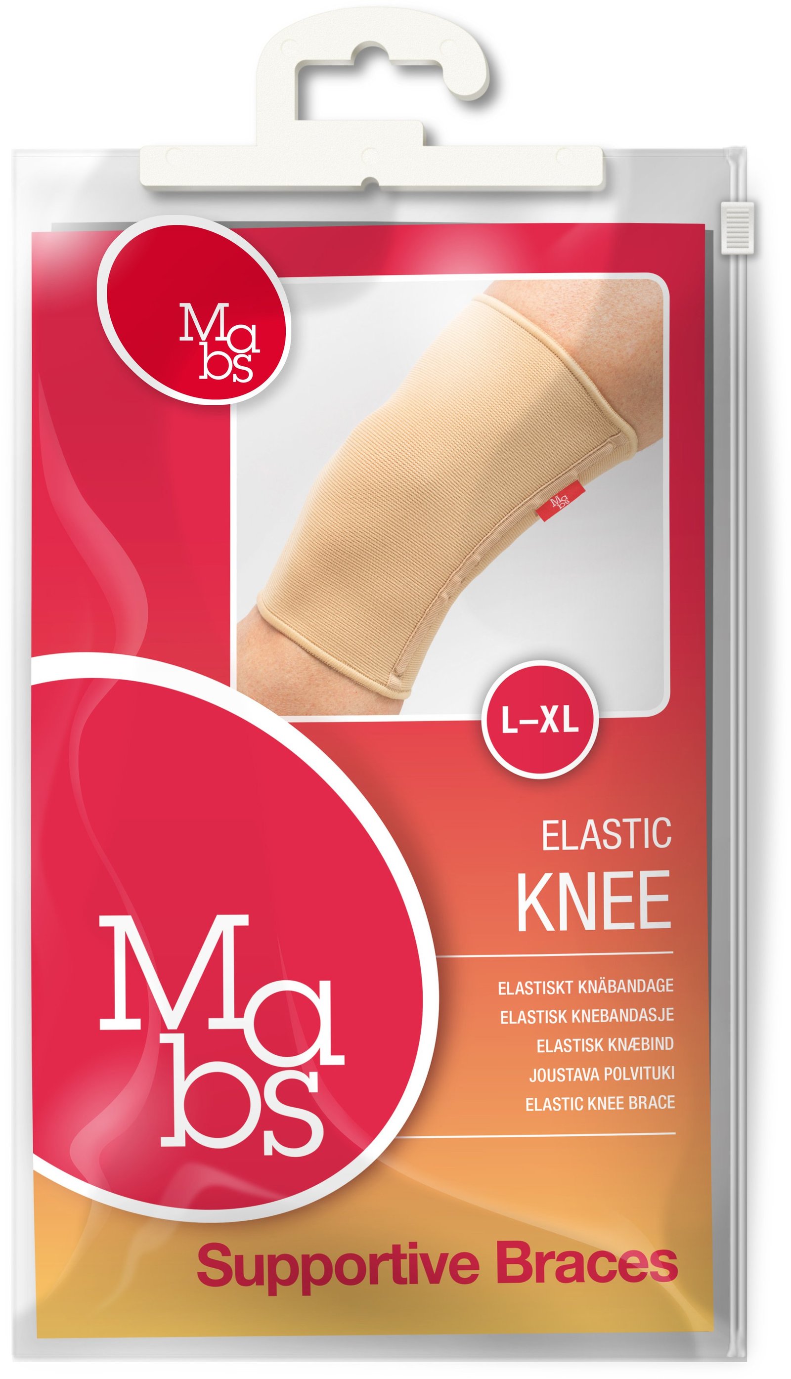 Mabs Elastiskt knäbandage beige L/XL