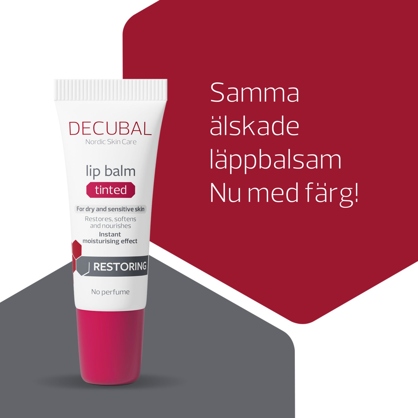 Decubal Restoring Lip Balm Tinted 10 ml