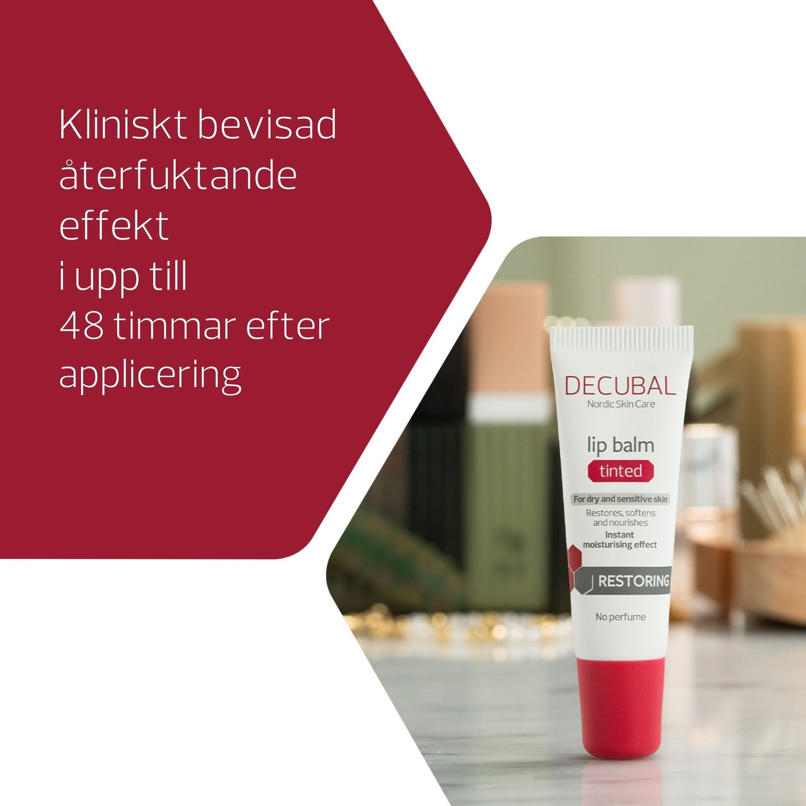 Decubal Restoring Lip Balm Tinted 10 ml