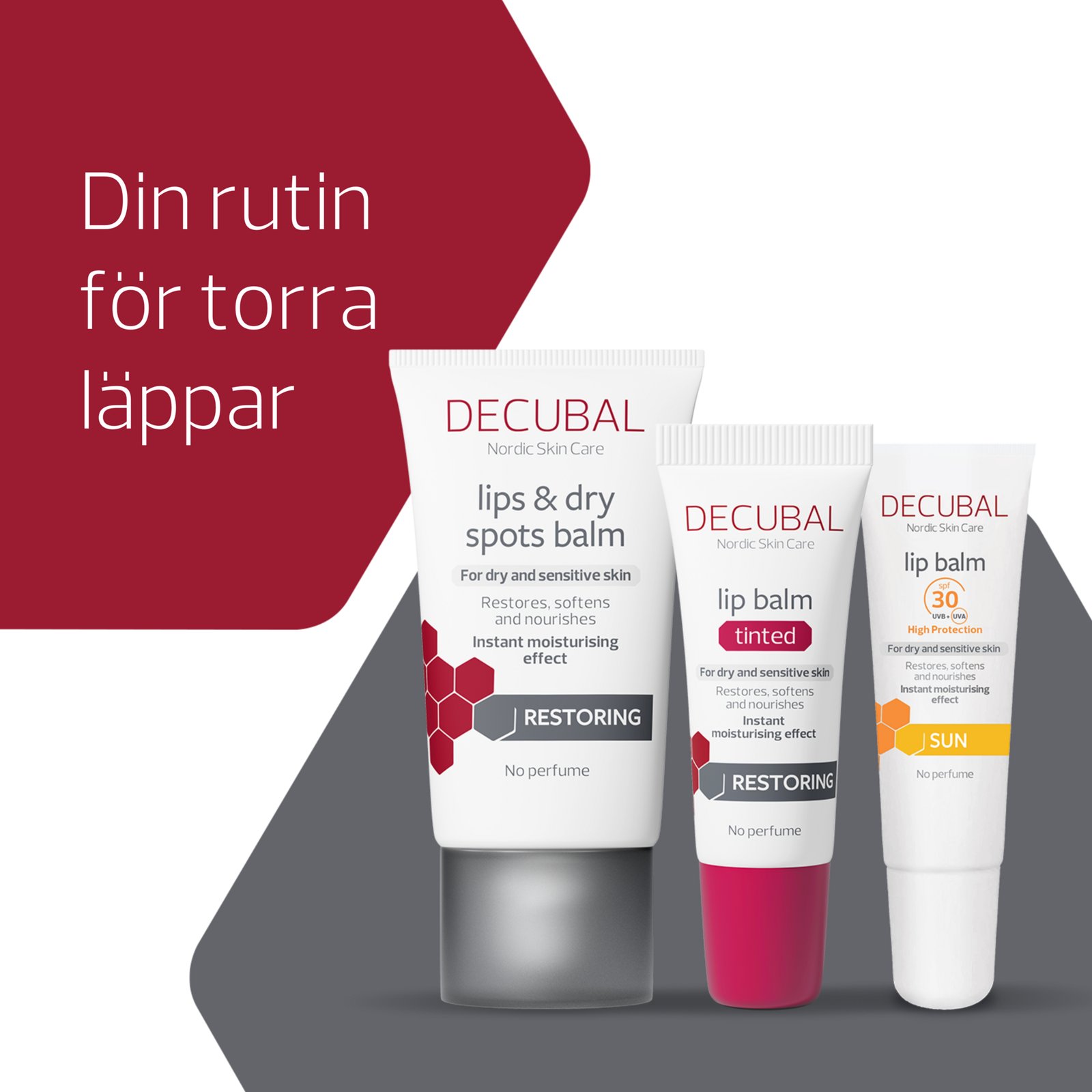 Decubal Restoring Lip Balm Tinted 10 ml