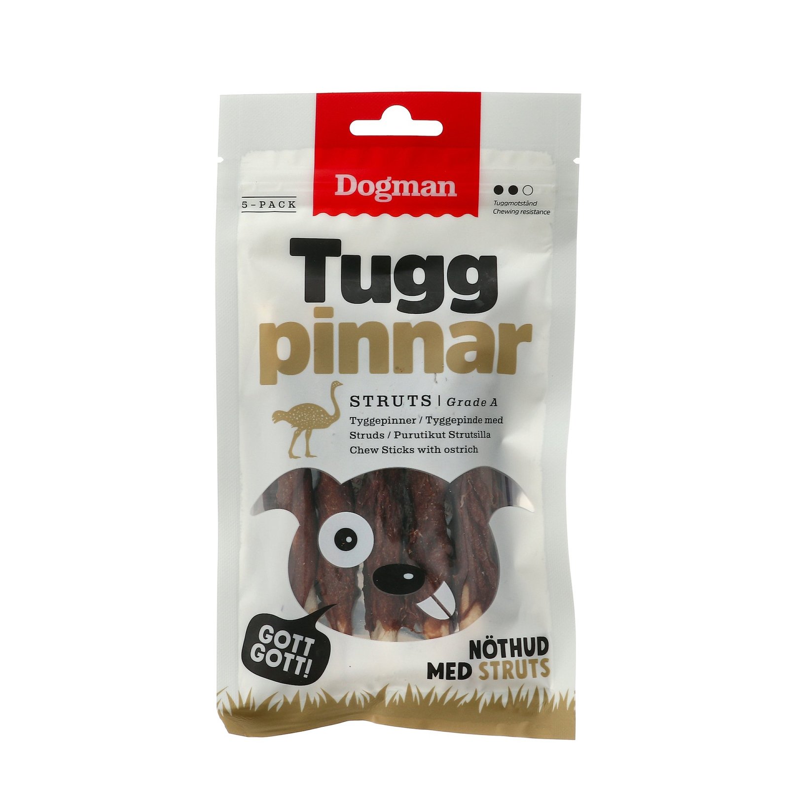Dogman Tuggpinnar Struts 5 st