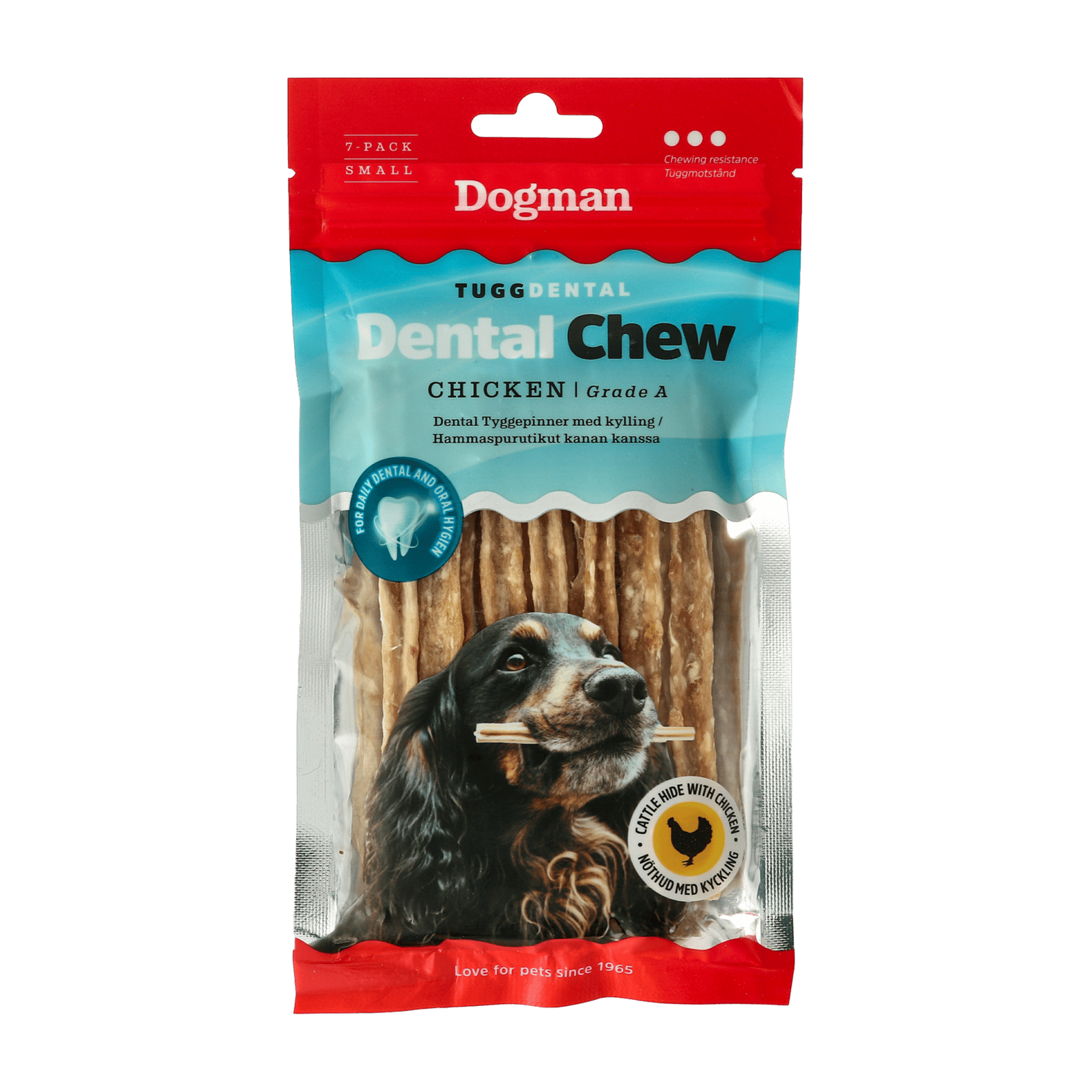 Dogman Tugg Dental Kyckling stl S 7st