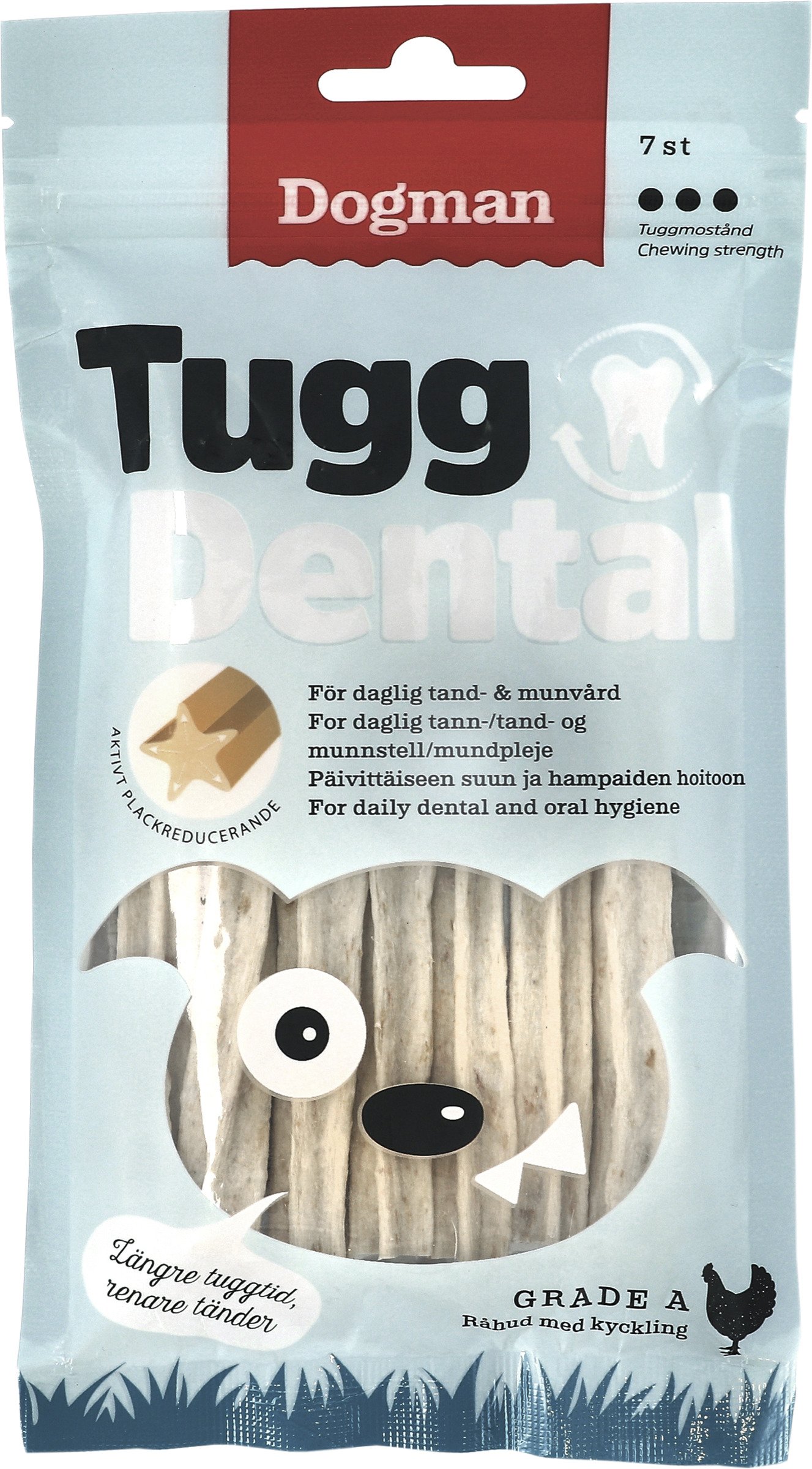 Dogman Tugg Dental Kyckling stl S 7st