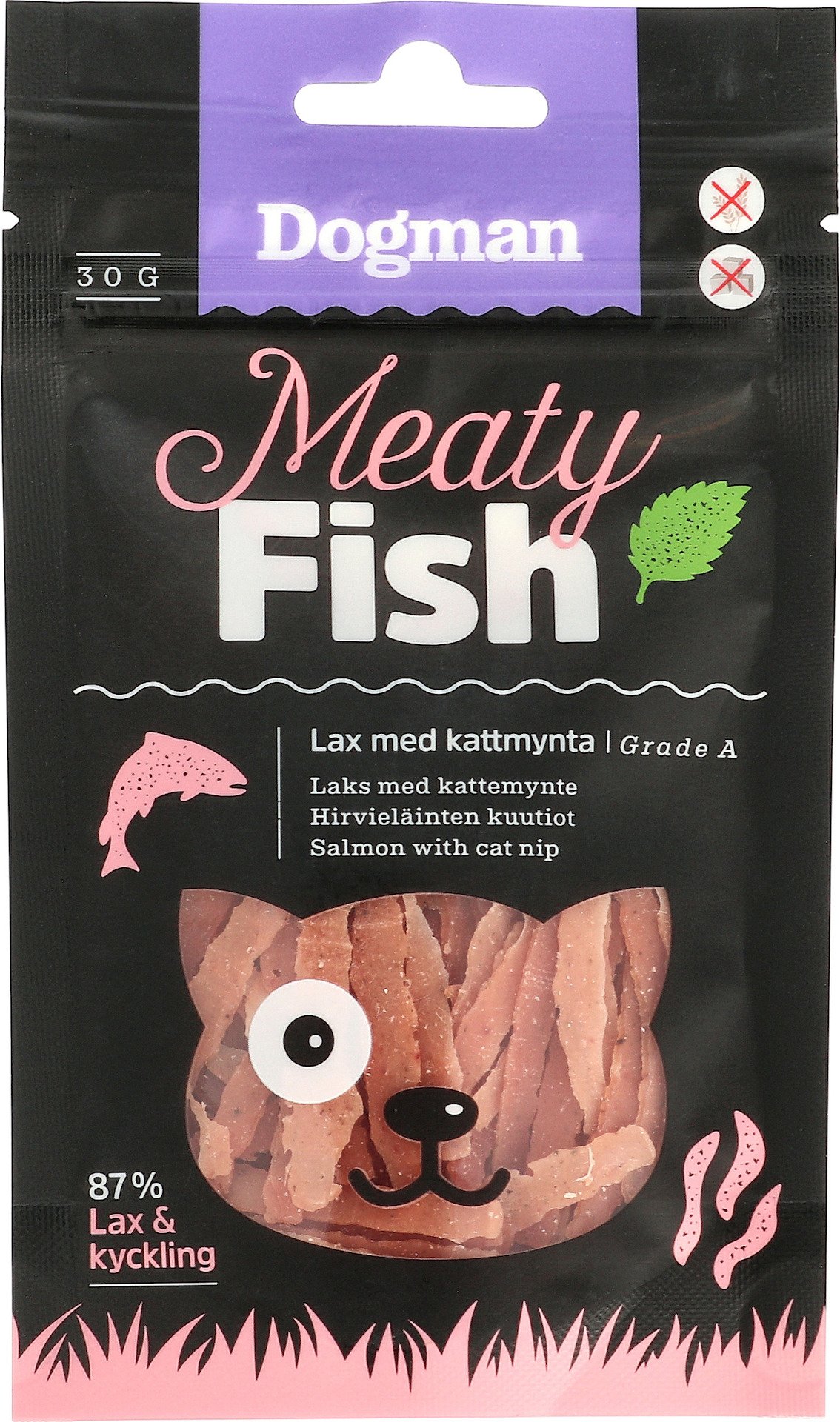 Dogman Lax med kattmynta 30g
