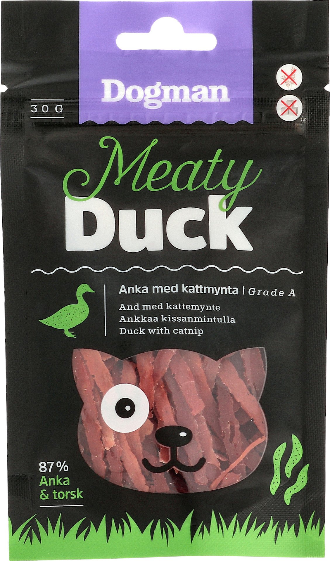 Dogman Anka med kattmynta 30g