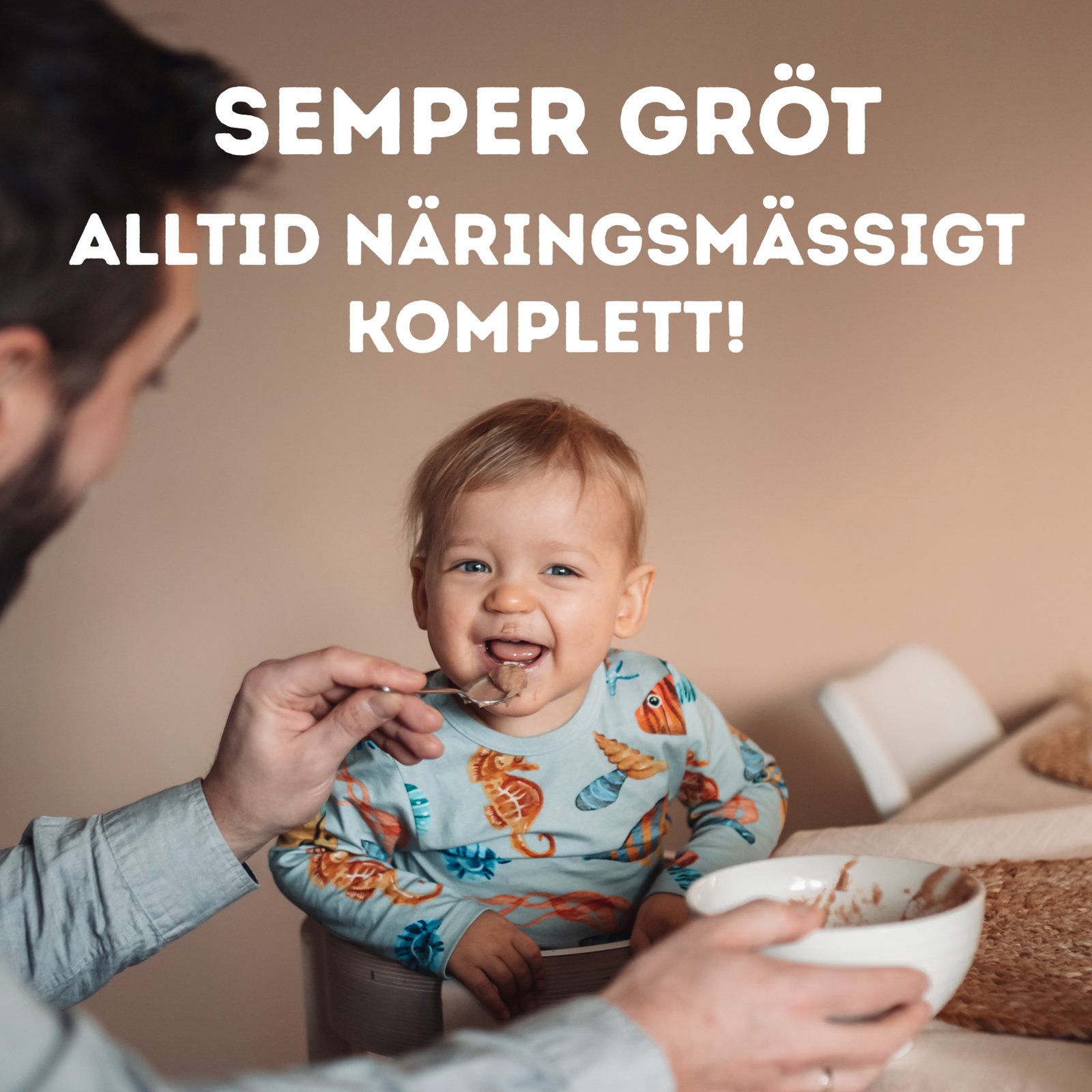Semper Havregröt Mild & Naturell, 4 mån 480 g
