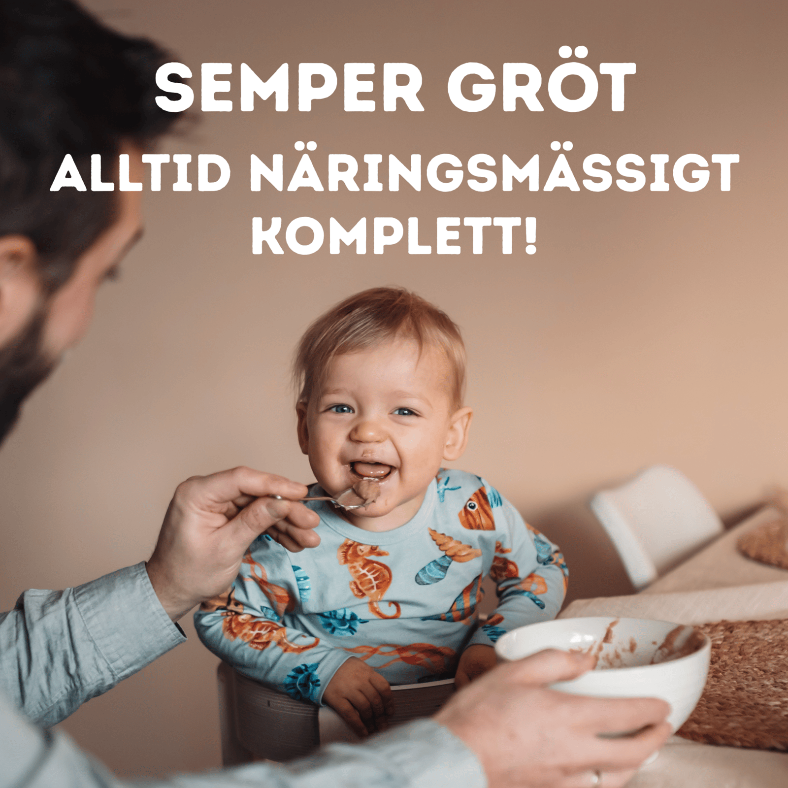 Semper Fullkornsgröt med frukt 1 år 530g