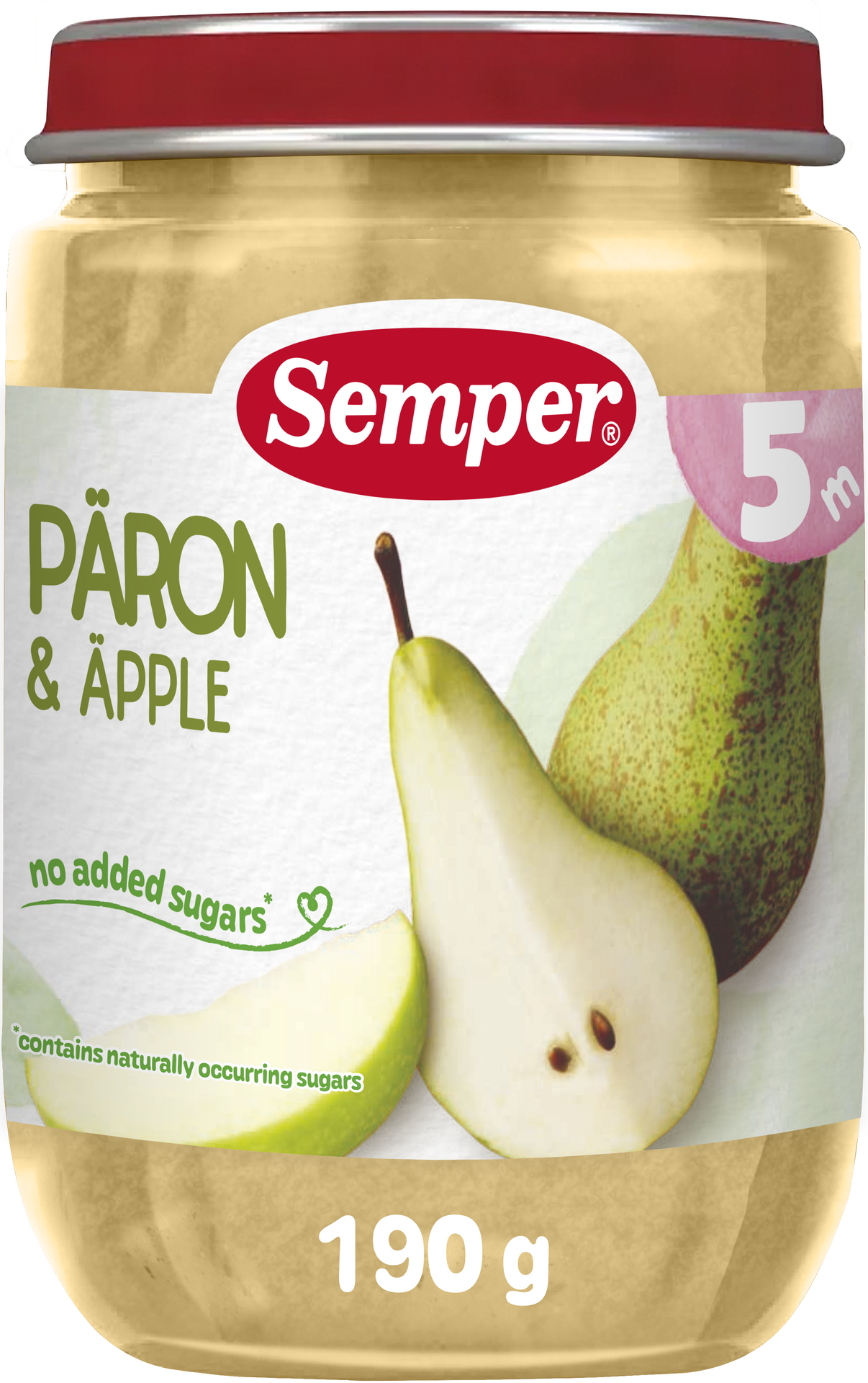 Semper Päron & Äpple från 5 månader 190 g