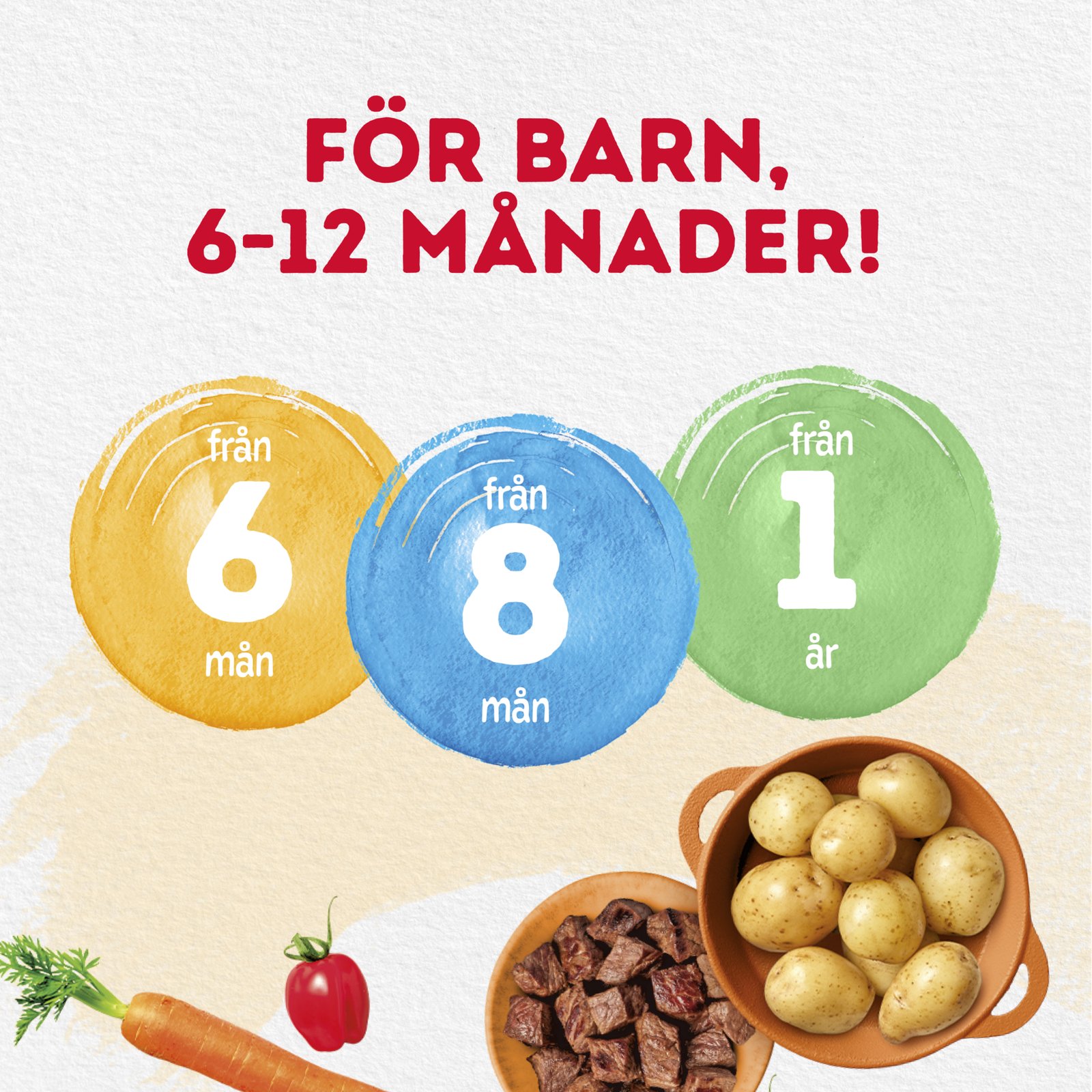 Semper Morot från 4 månader 125g