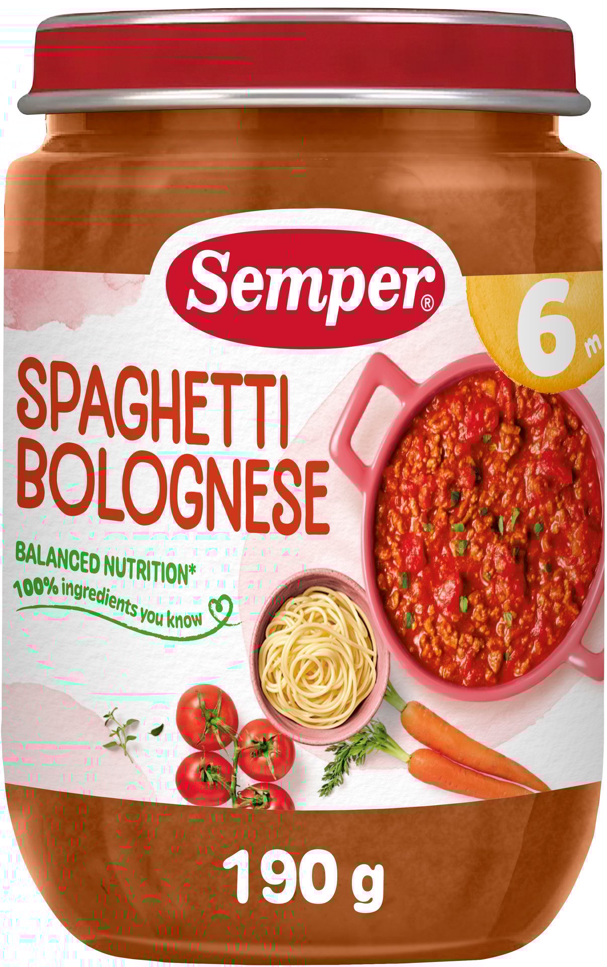 Semper Spagettiköttfärssås från 8 månader 190g