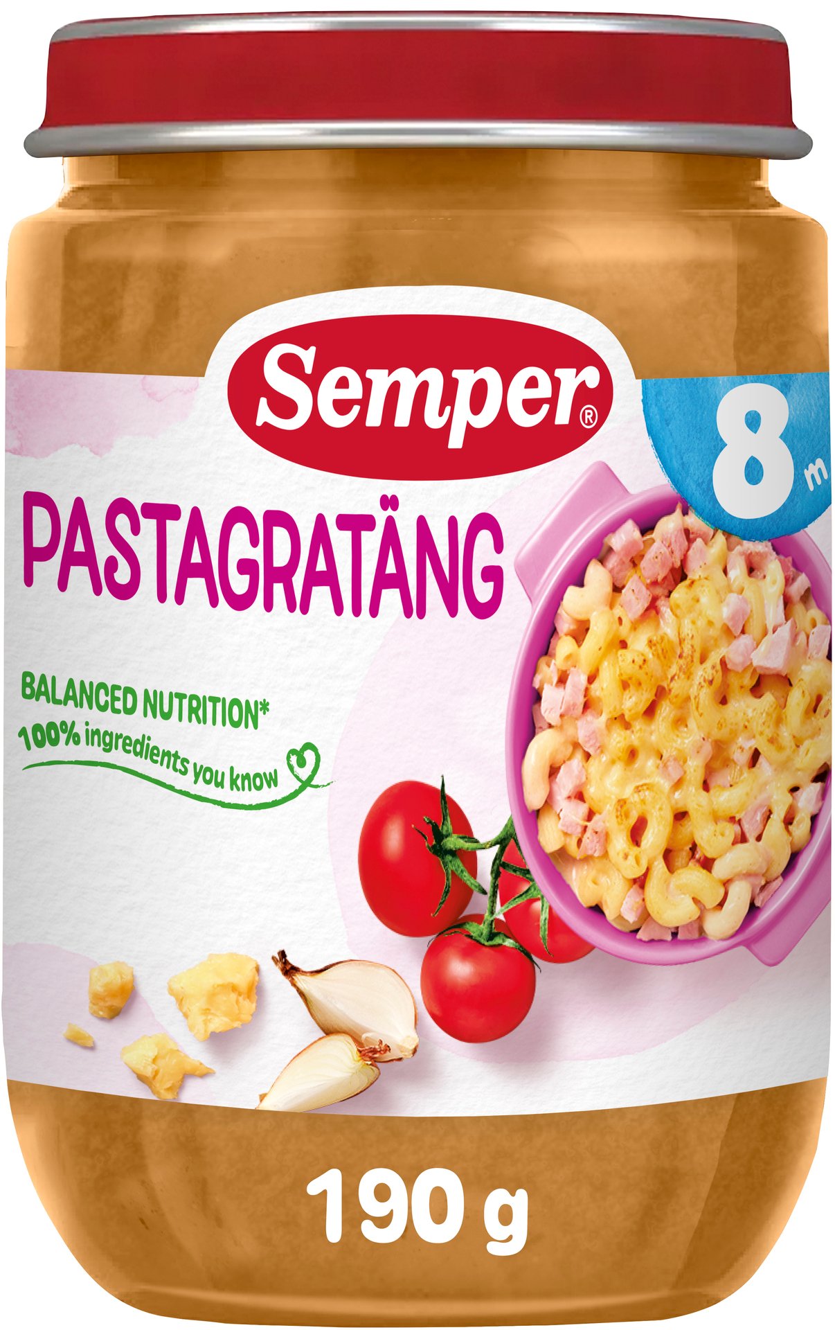 Semper Pastagratäng Skinka & Ost 190g