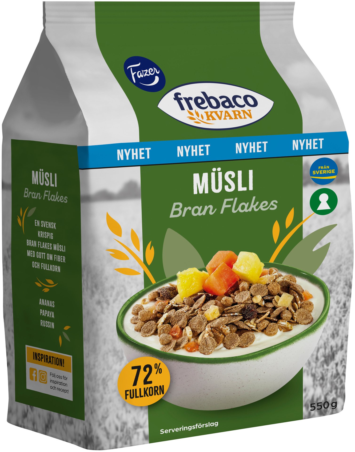Frebaco Kvarn Musli Bran Flakes