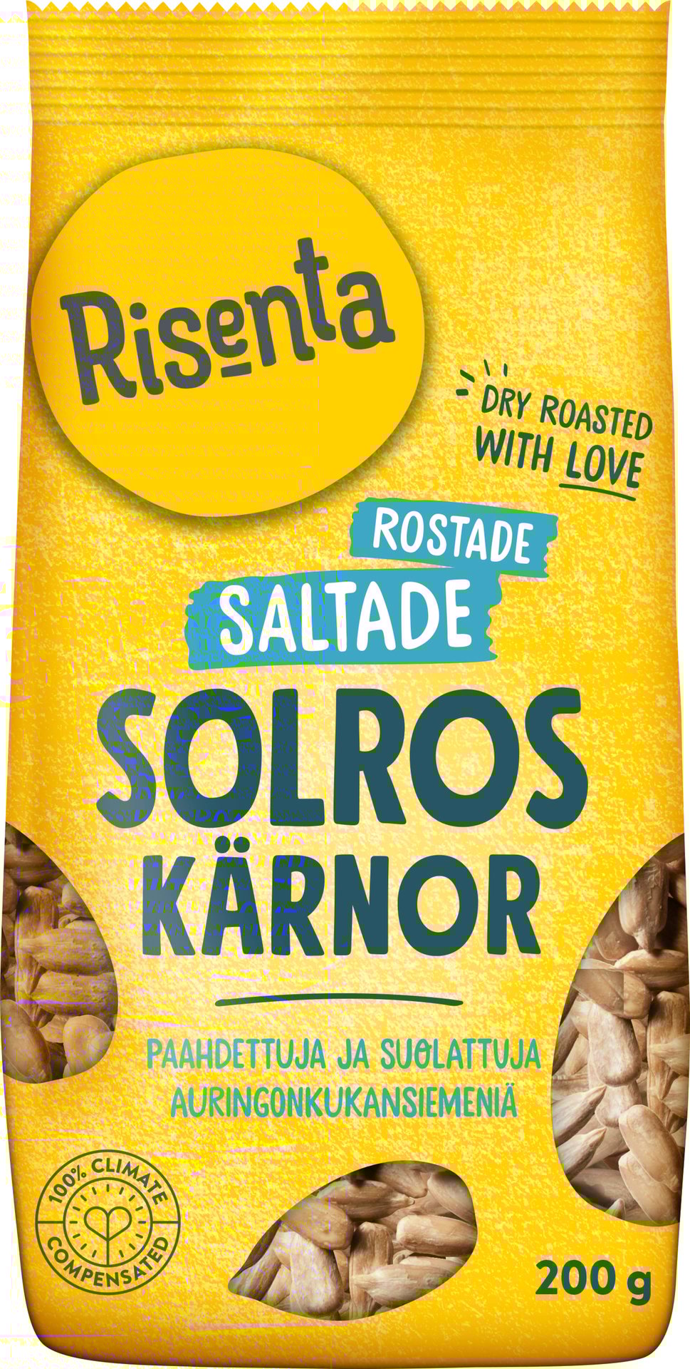 Risenta Solroskärnor Rostade & Saltade 200 g