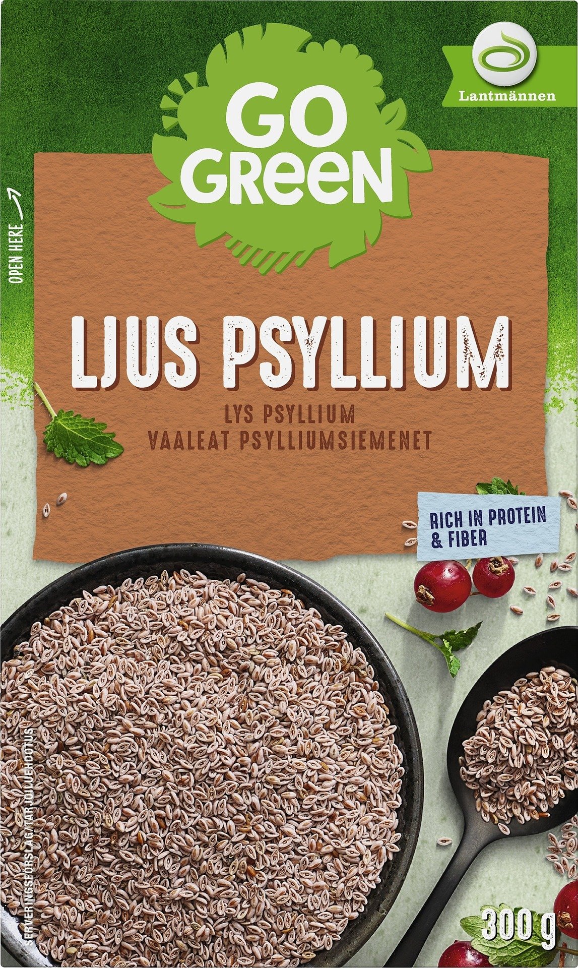 GoGreen Ljust Psyllium 300 g