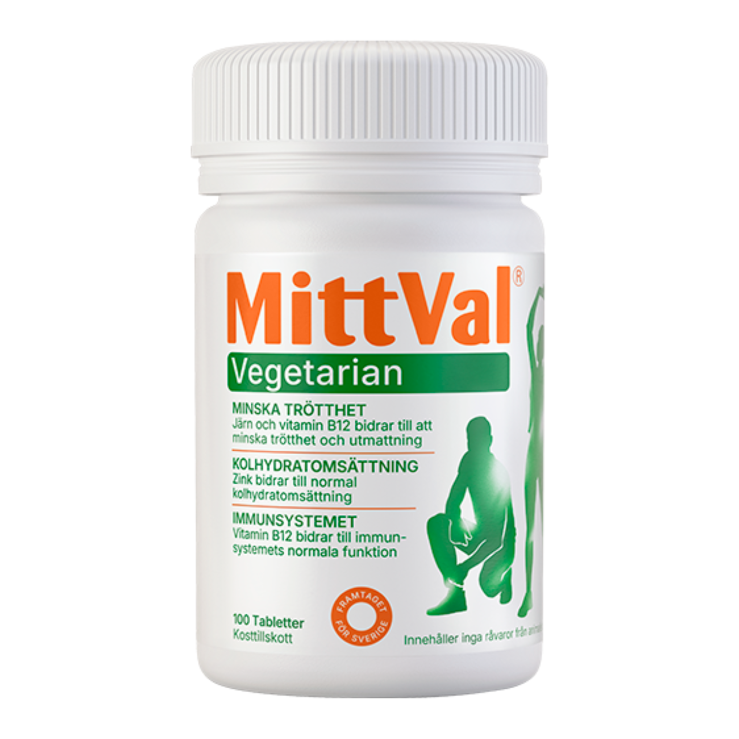 MittVal Vegetarian 100 tabletter