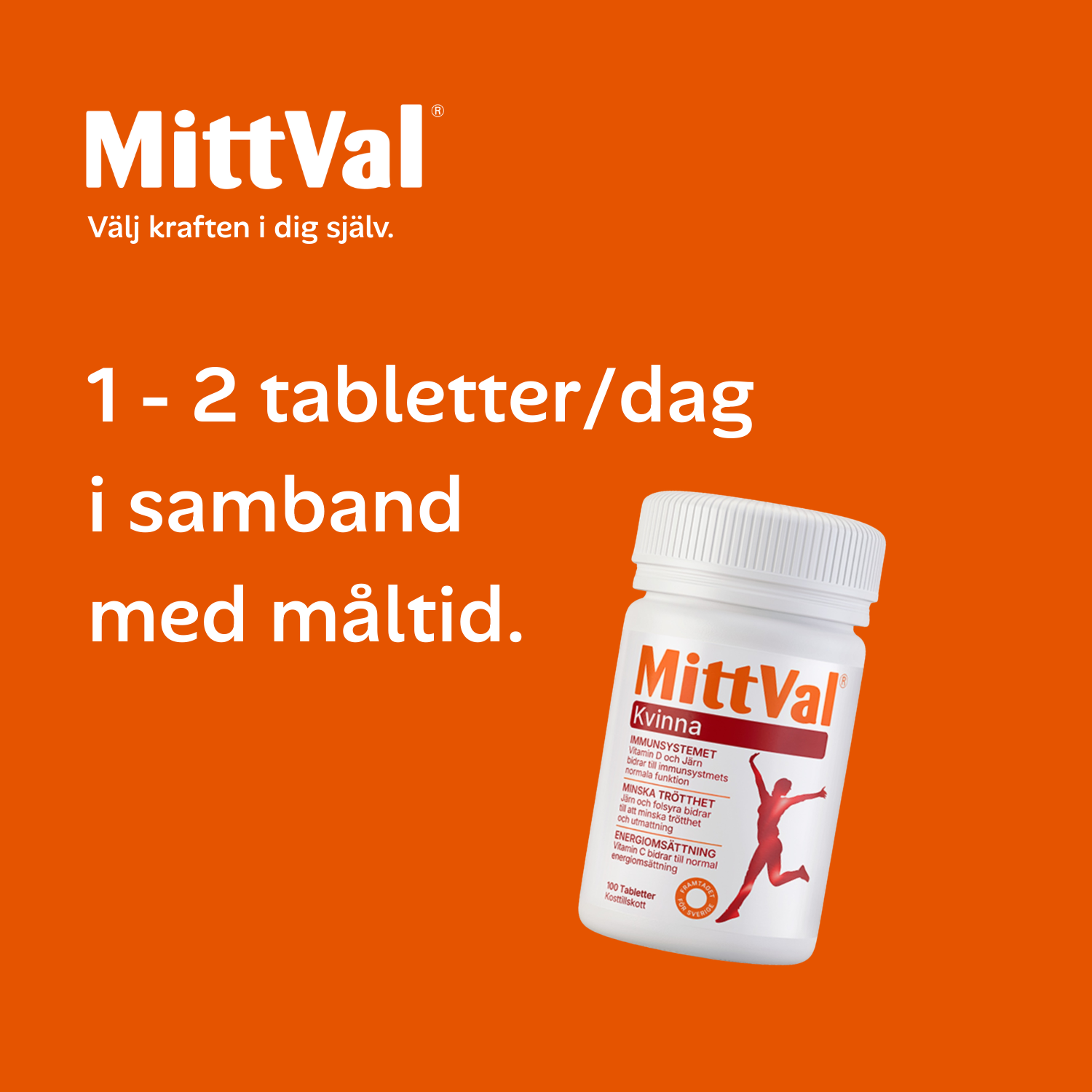 MittVal Kvinna 100 tabletter