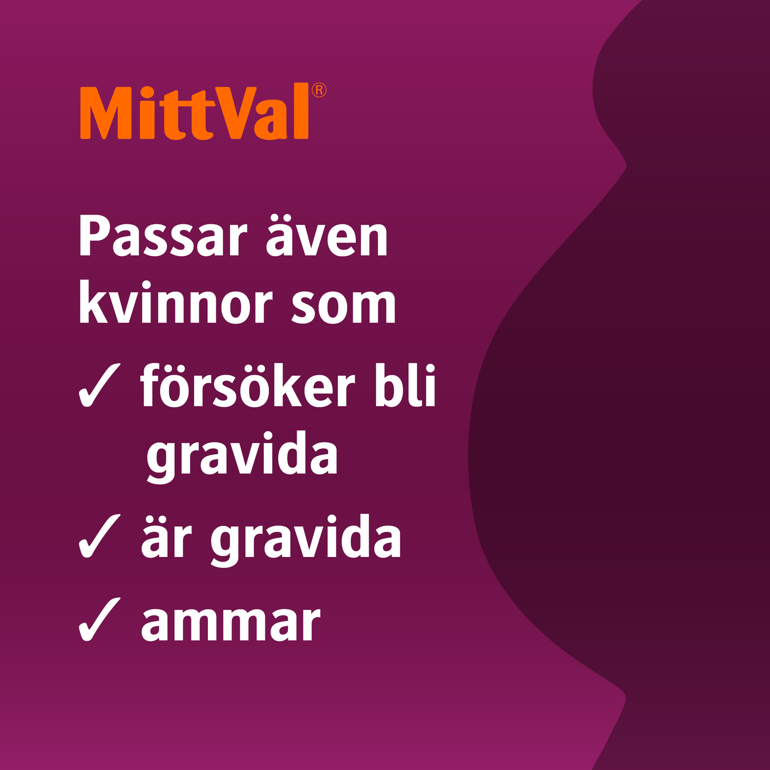 MittVal Kvinna 100 tabletter