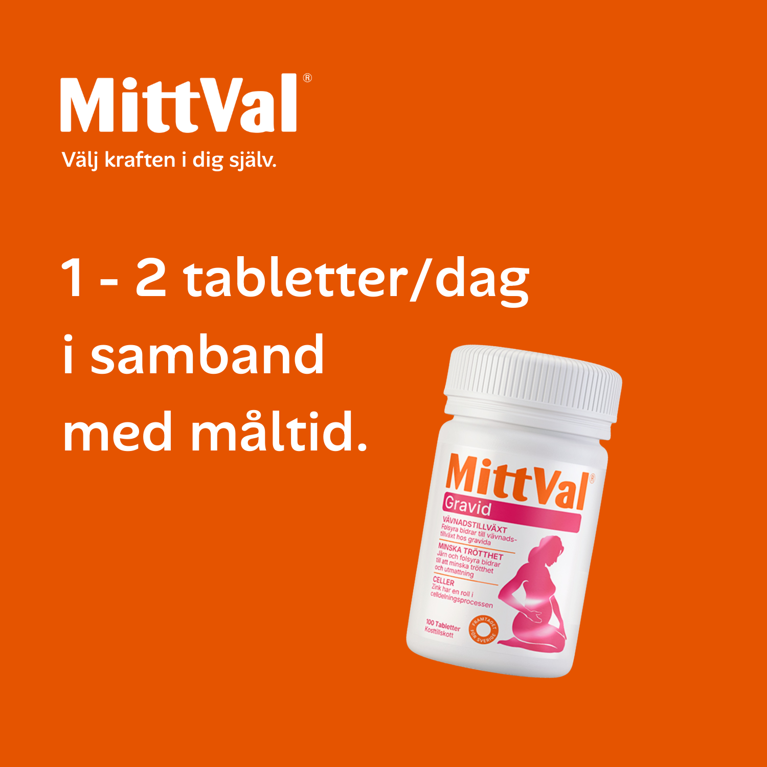 MittVal Gravid 100 tabletter