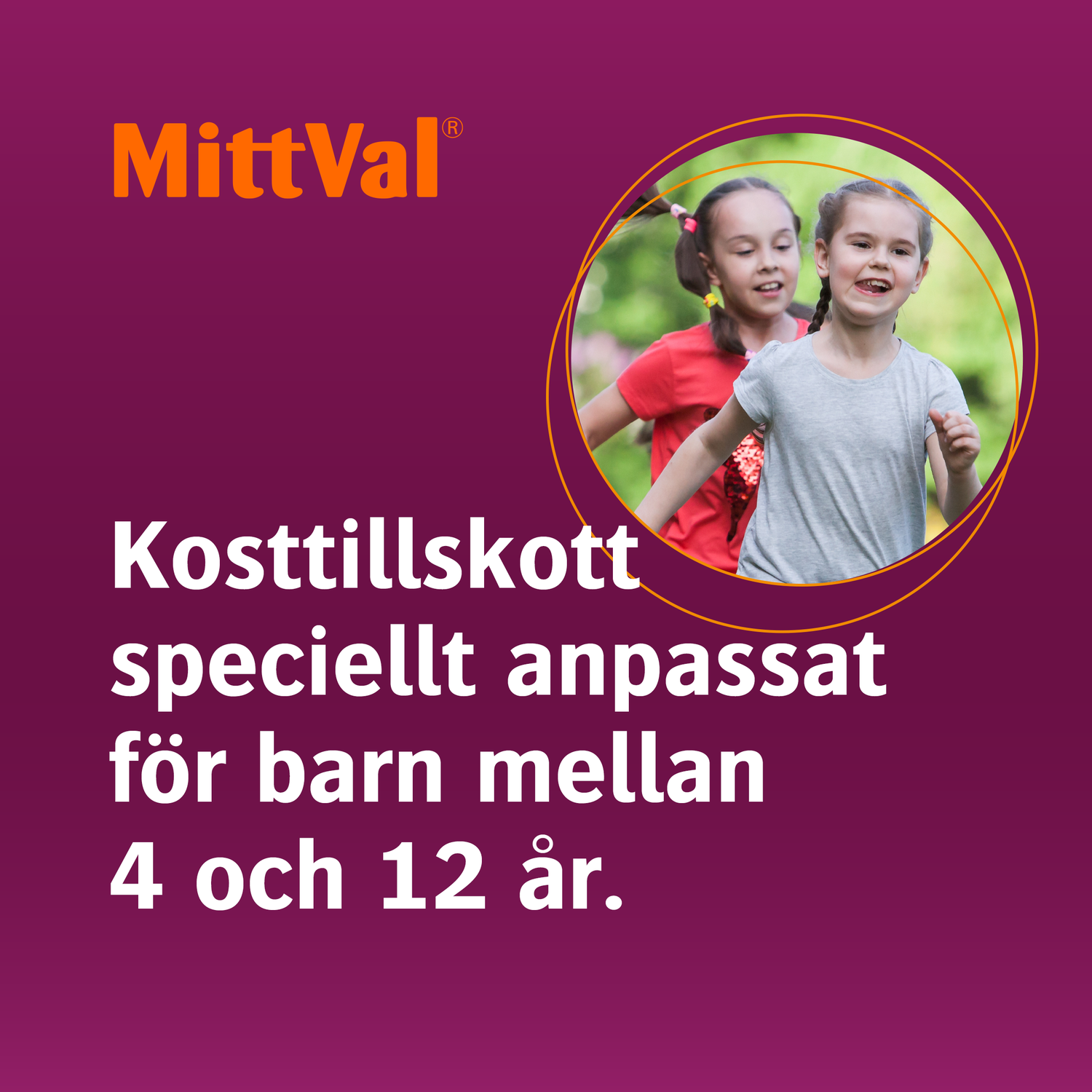 MittVal Barn 4-12 År 100 tuggtabletter