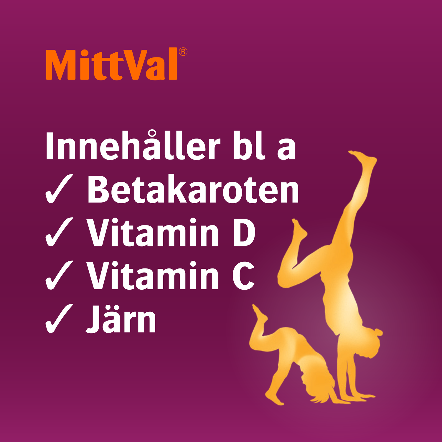 MittVal Barn 4-12 År 100 tuggtabletter