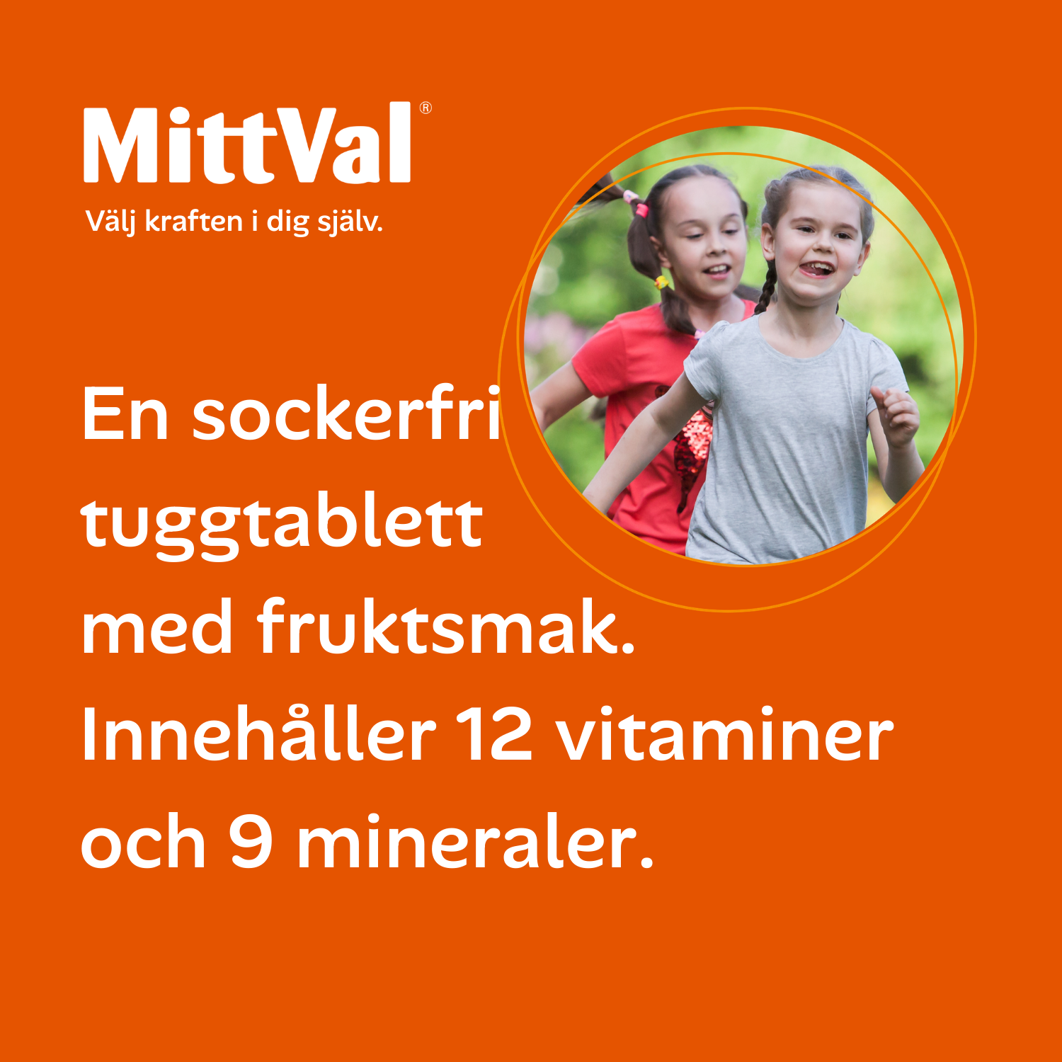 MittVal Barn 4-12 År 100 tuggtabletter