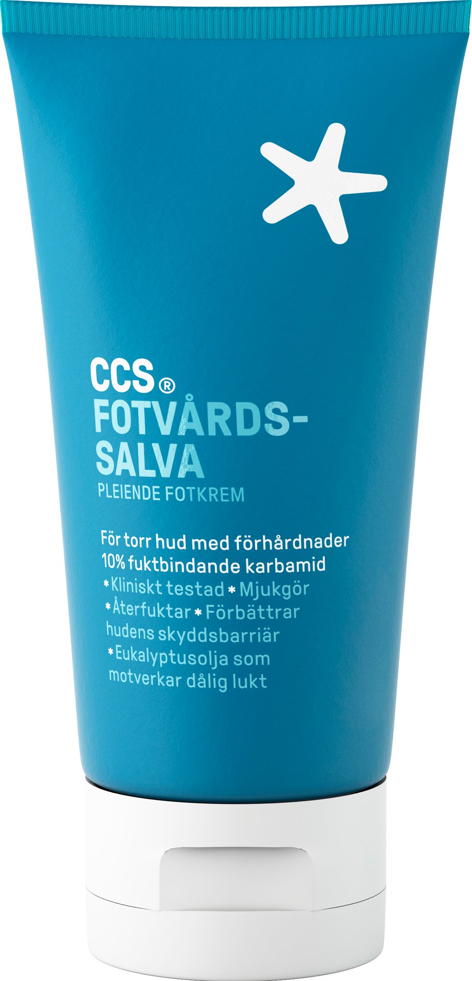CCS Fotvårdssalva Mjukgörande Salva för Torra Fötter & Hård Hud 75 ml