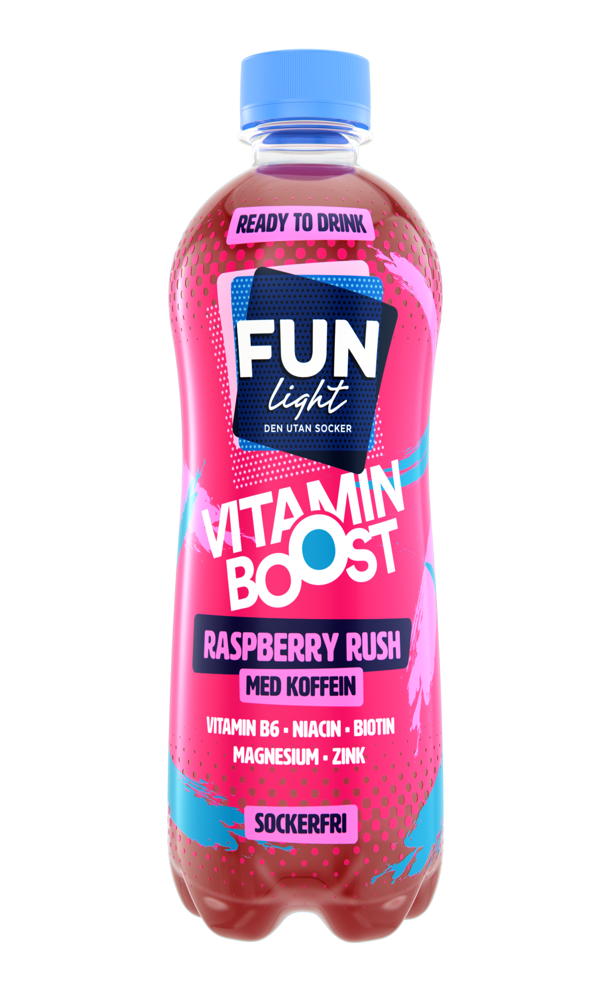 Fun Light Vitamin Boost Raspberry Rush 500 ml