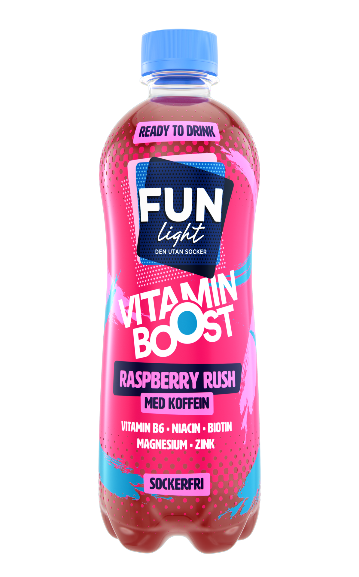 Fun Light Vitamin Boost Raspberry Rush 500 ml