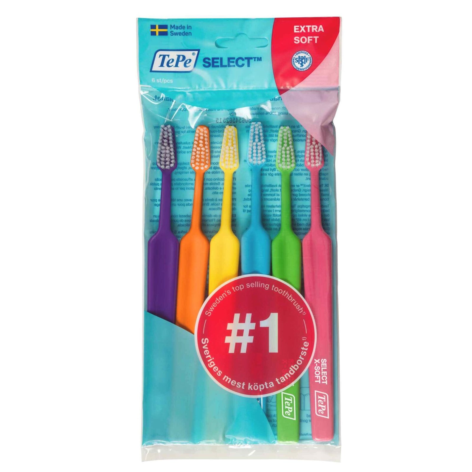 TePe Select Extra Soft Tandborste 6-pack