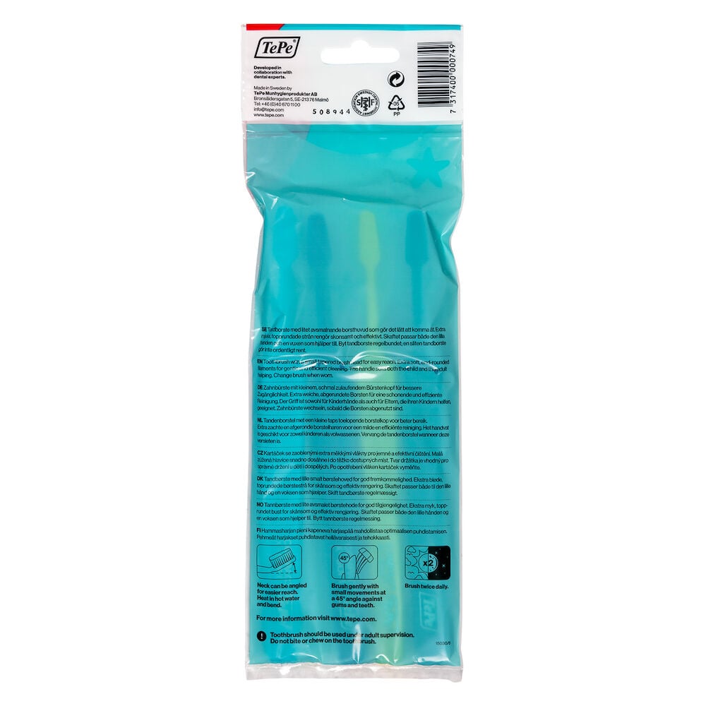 TePe Kids Extra Soft Tandborste 4-pack