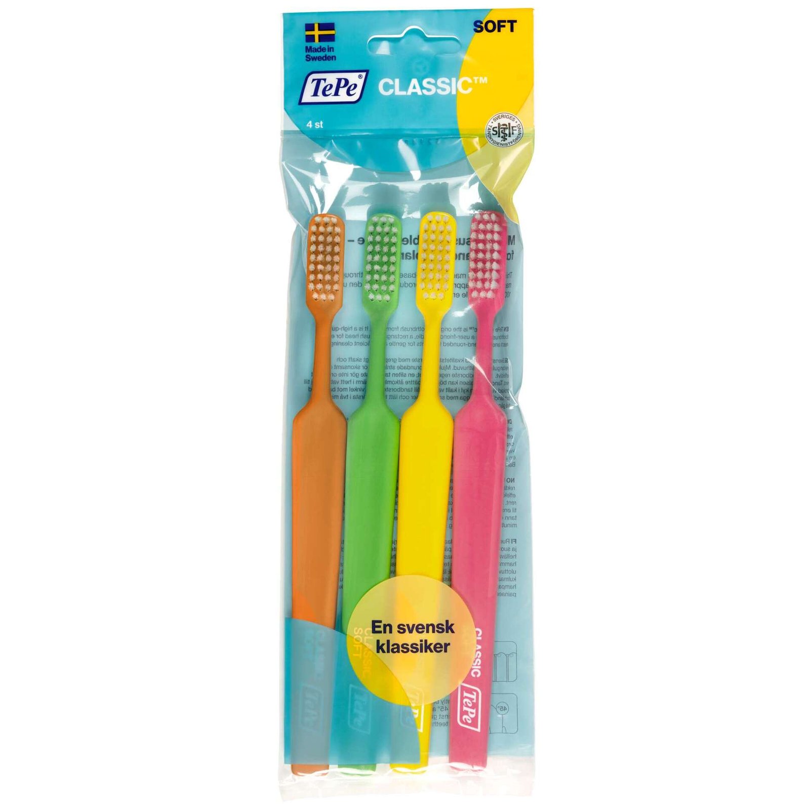 TePe Classic Soft Tandborste 4-pack