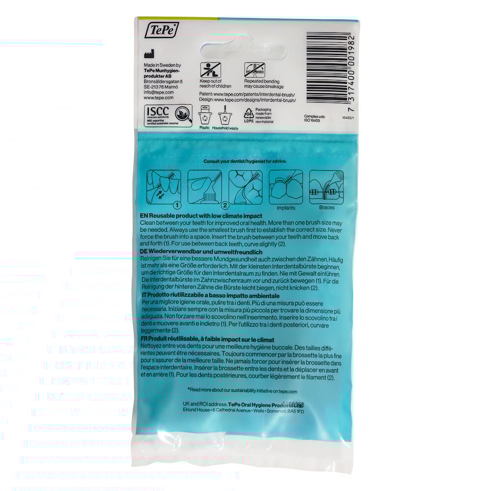 TePe Mellanrumsborste Original Mixpack 8-pack