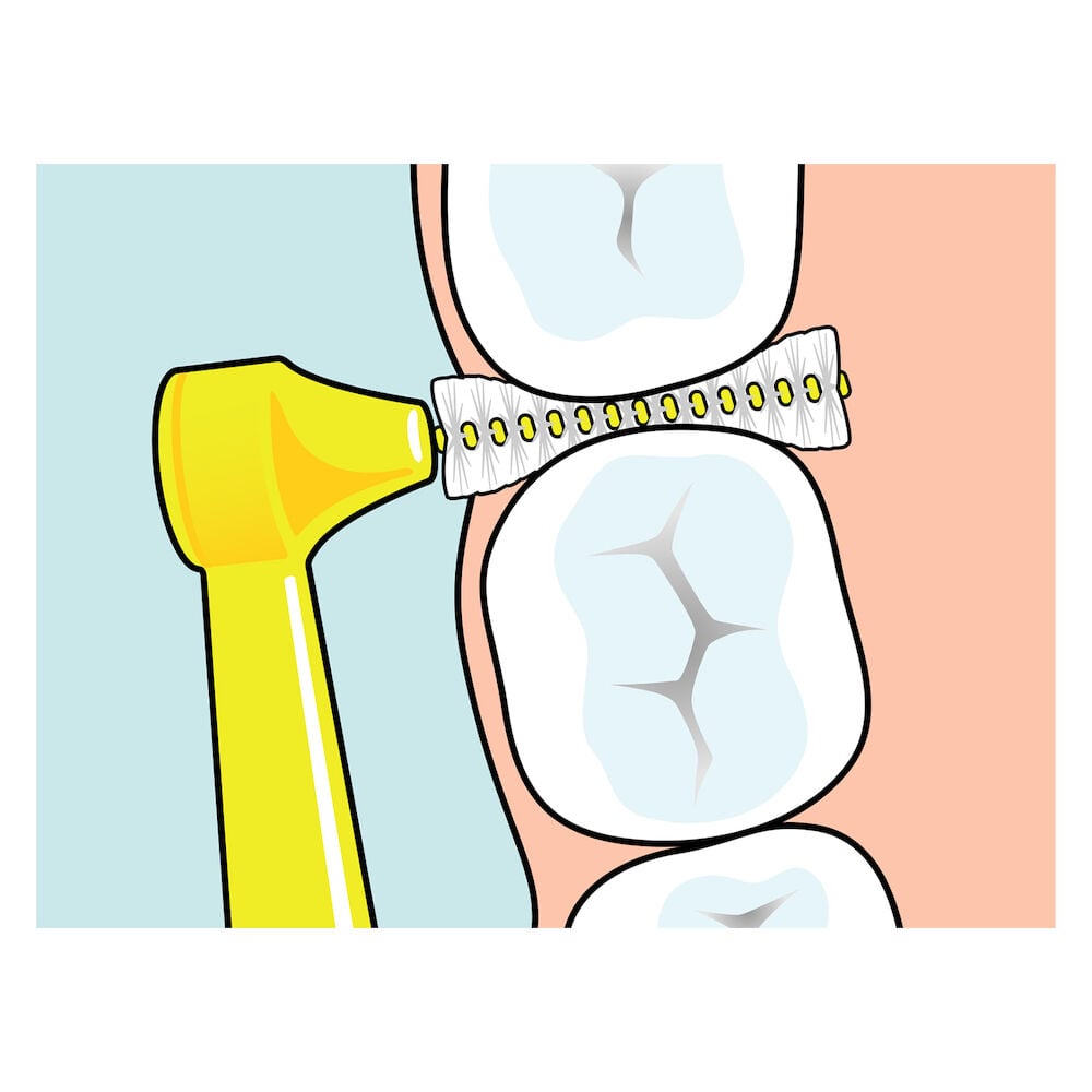 TePe Angle Vinklad Mellanrumsborste 0,5mm Röd 6-pack