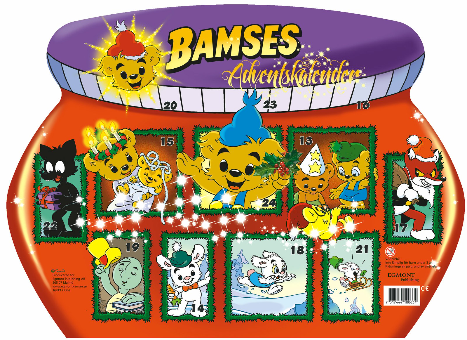 Julkalender Bamse