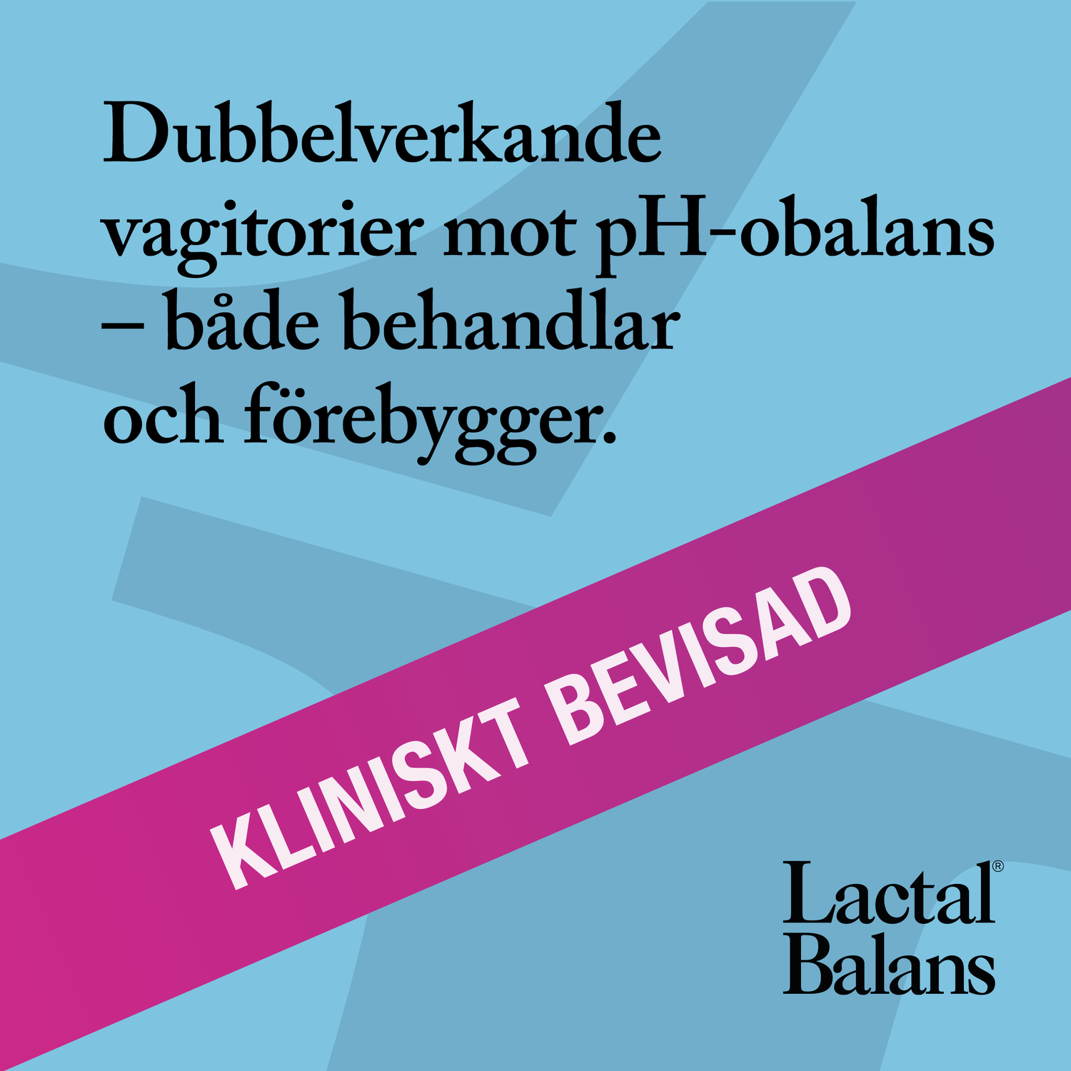 Lactal Balans Vagitorier intimvård 7 st