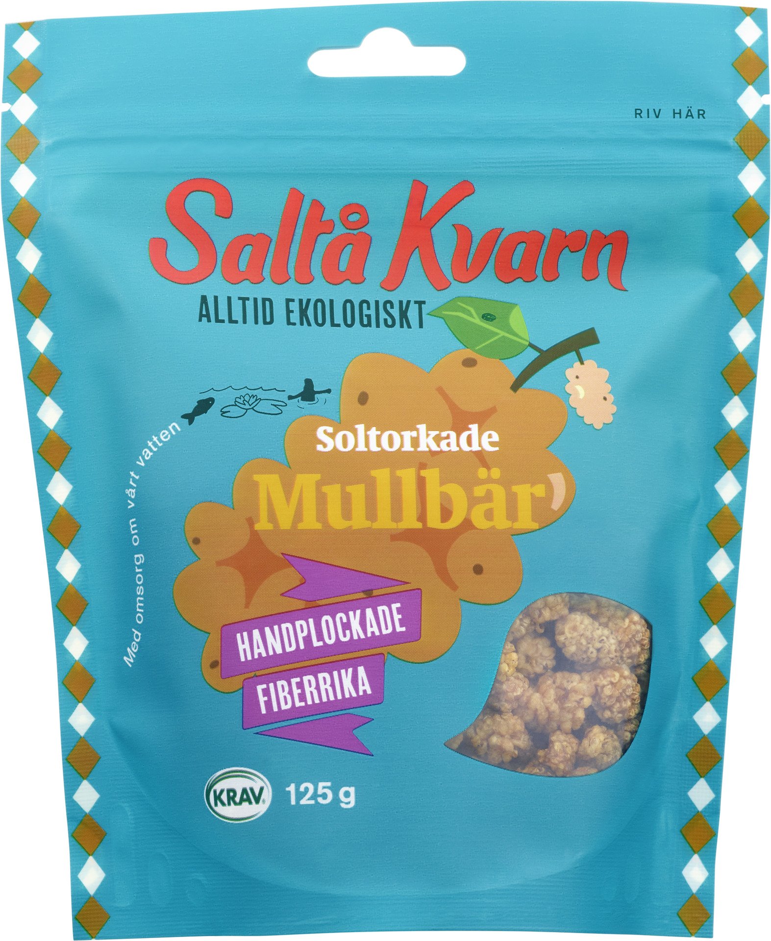 Saltå Kvarn Soltorkade Mullbär 125g