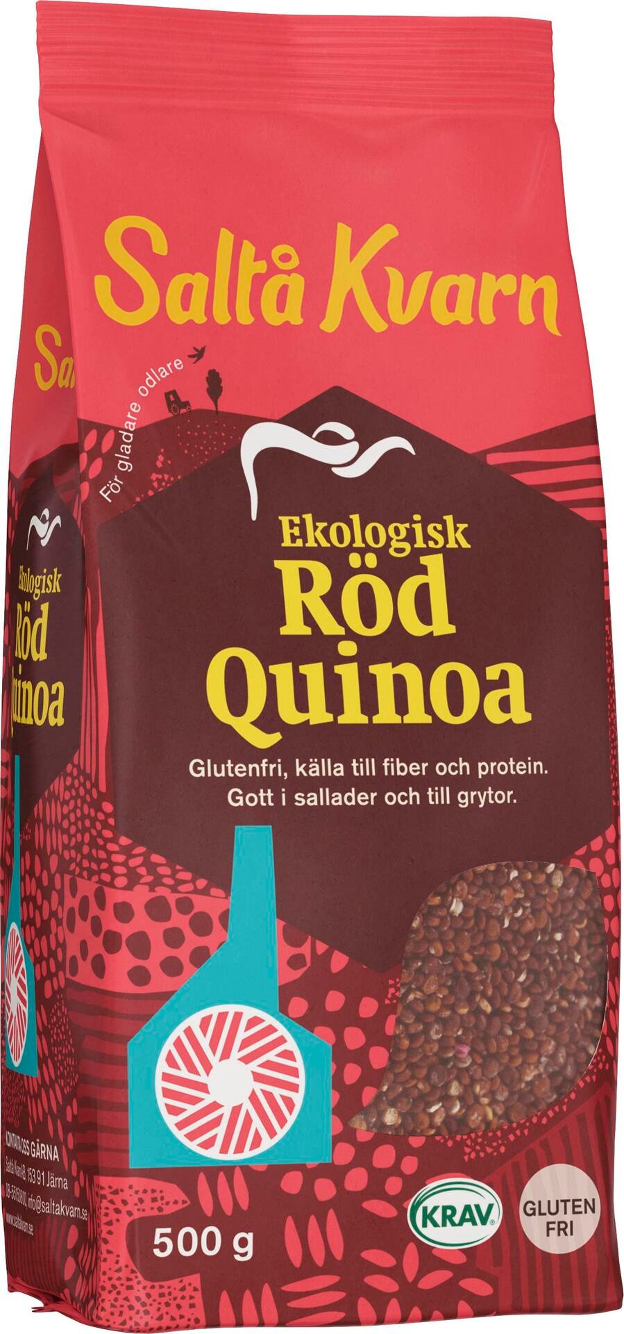 Saltå Kvarn Quinoa Röd KRAV 500 g